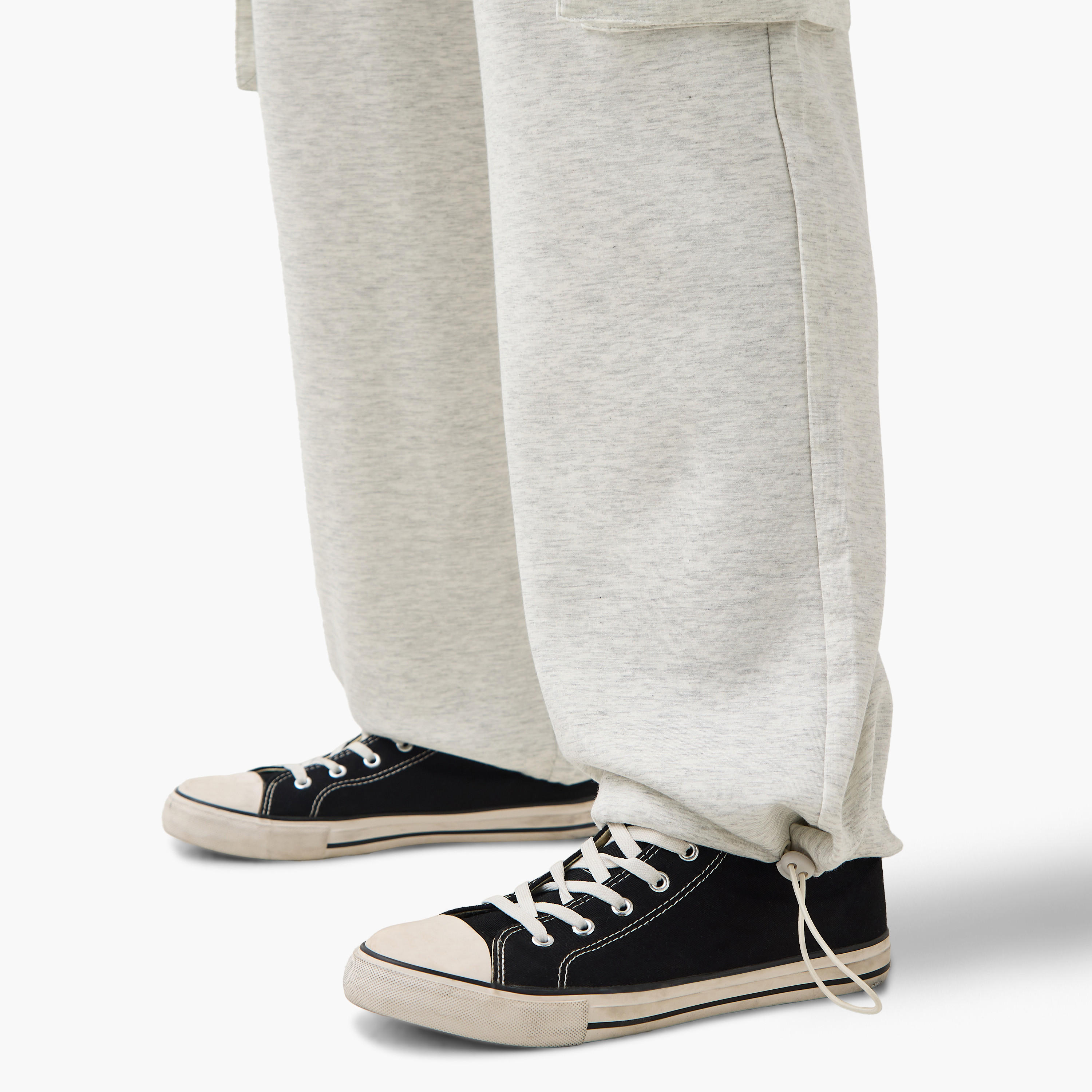 بنطلون رياضي كارجو برباط إغلاق وجيوب من ستارتر-women-clothing-bottoms-joggers-image-4