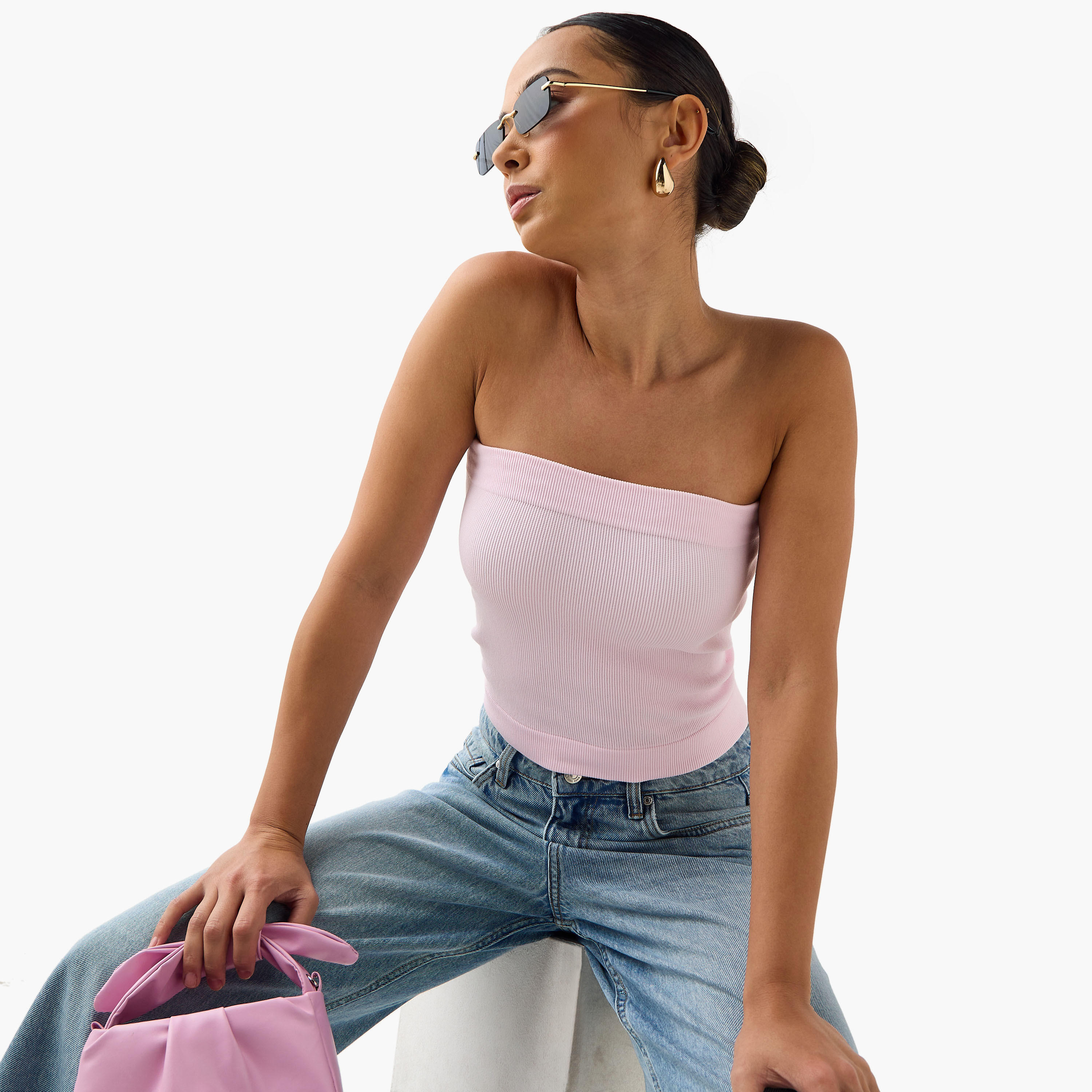Ribbed Tube Top-women-clothing-tshirts-image-6