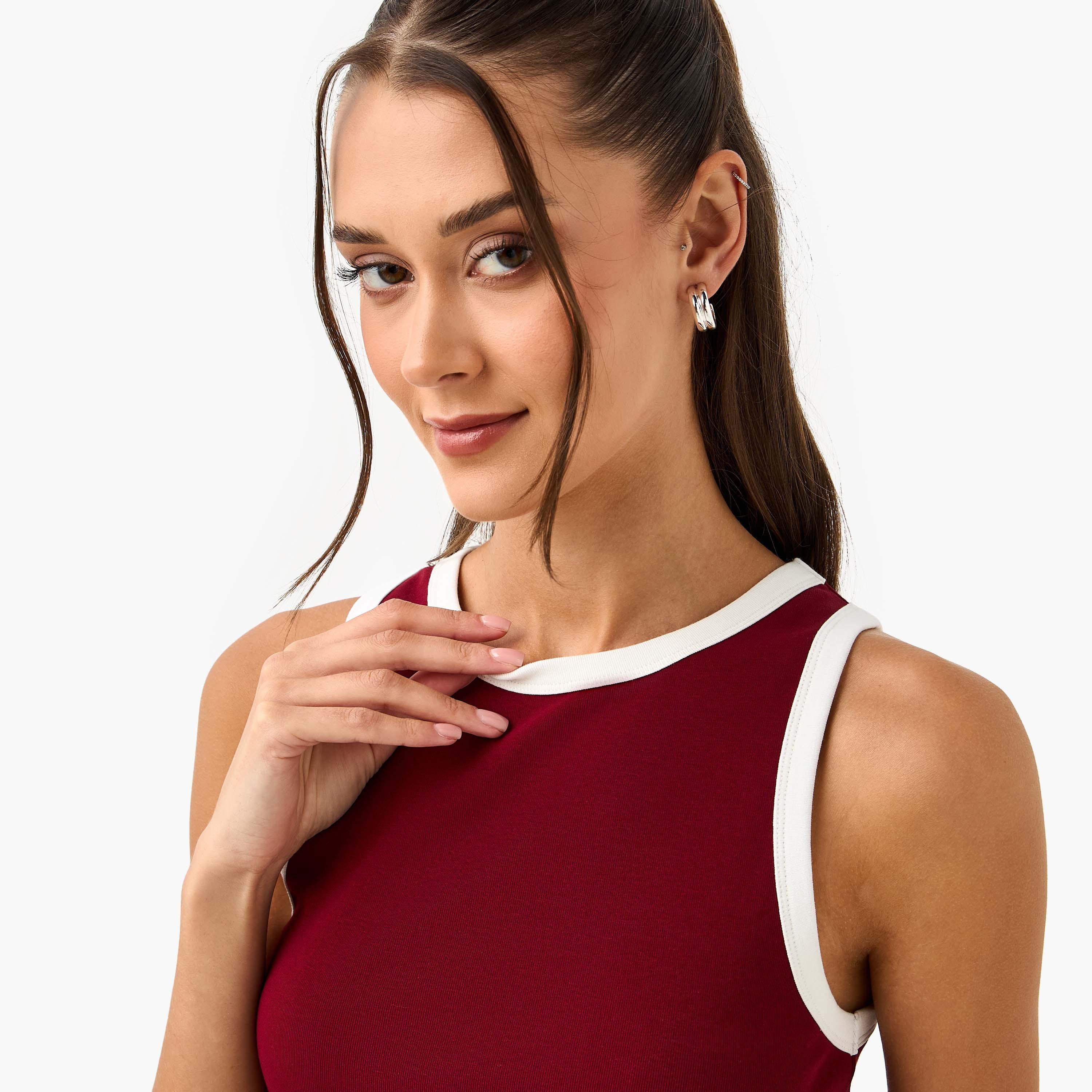 Printed Racerback Tank Top-women-clothing-tshirts-image-4