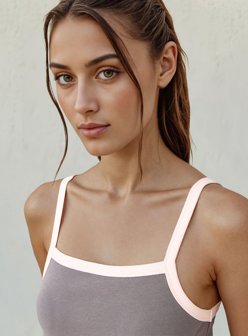 Starter Logo Detail Tank Top-women-clothing-tshirts-image-4