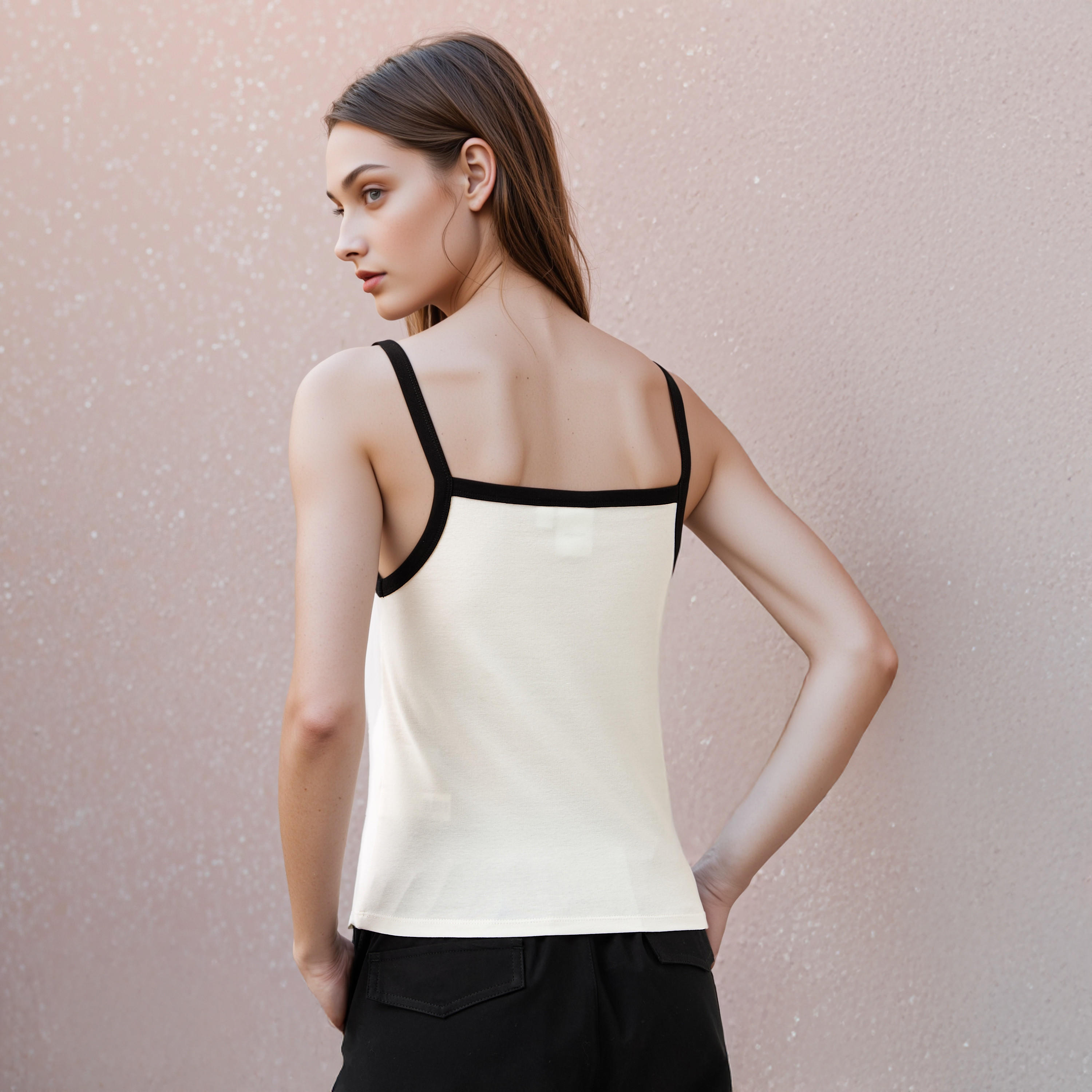 Starter Logo Detail Tank Top-women-clothing-tshirts-image-3