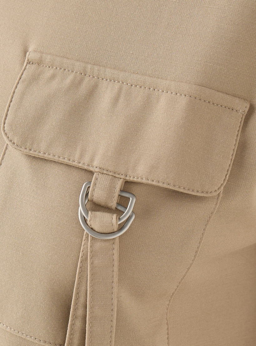 Flap Pocket Detail T-shirt-women-clothing-tshirts-image-5