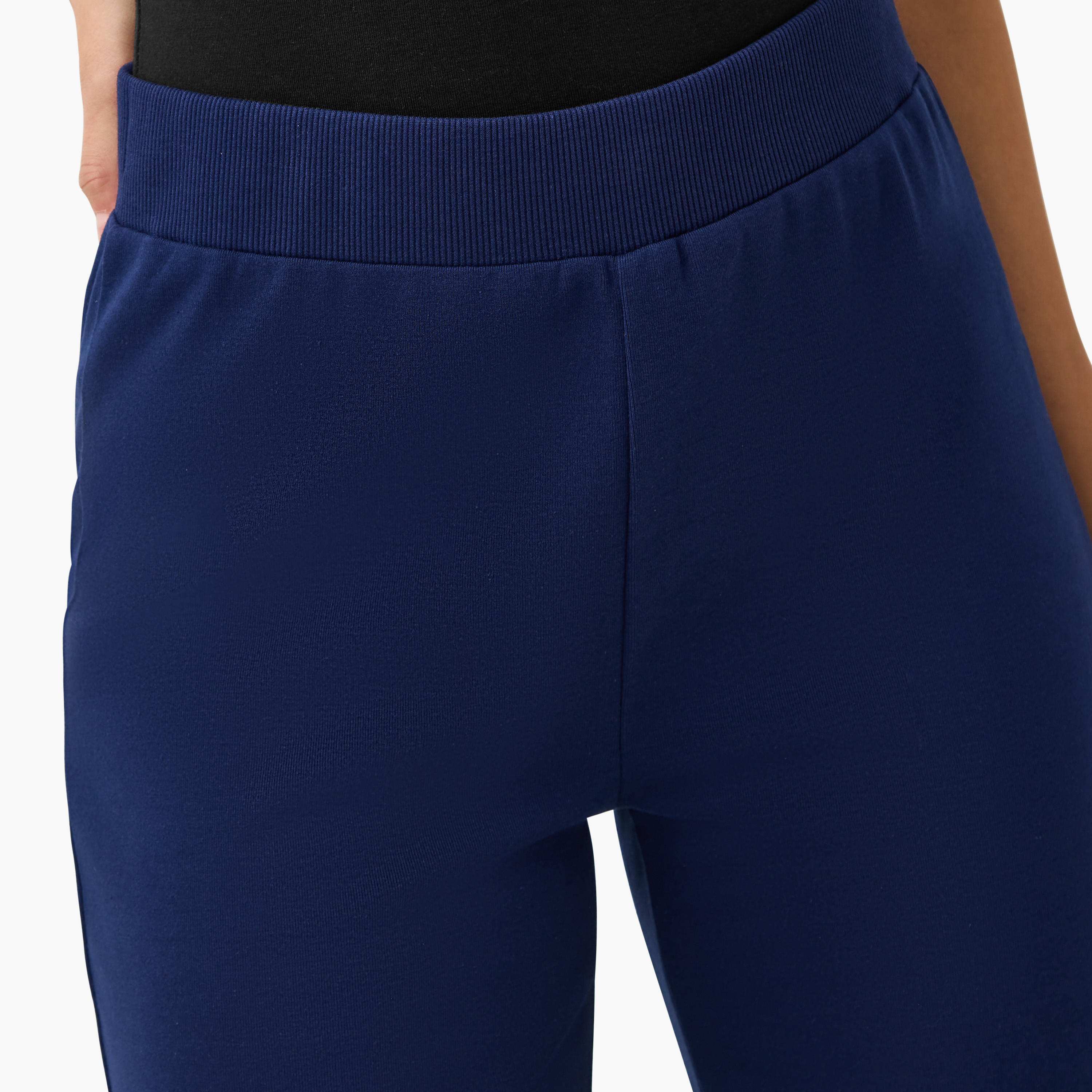 Solid Flared Flexi Waist Leggings-women-clothing-bottoms-leggings-image-5