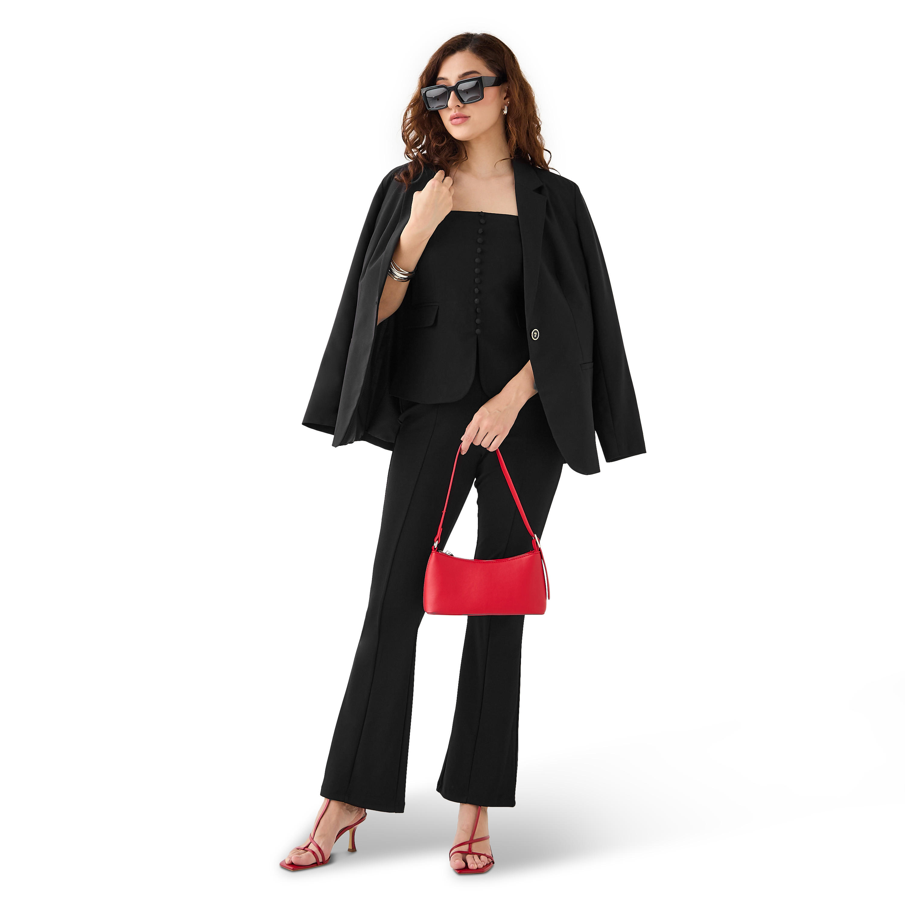 معطف خصر تيوب بزينة زر-women-winterwear-coatsandjackets-waistcoats-image-4