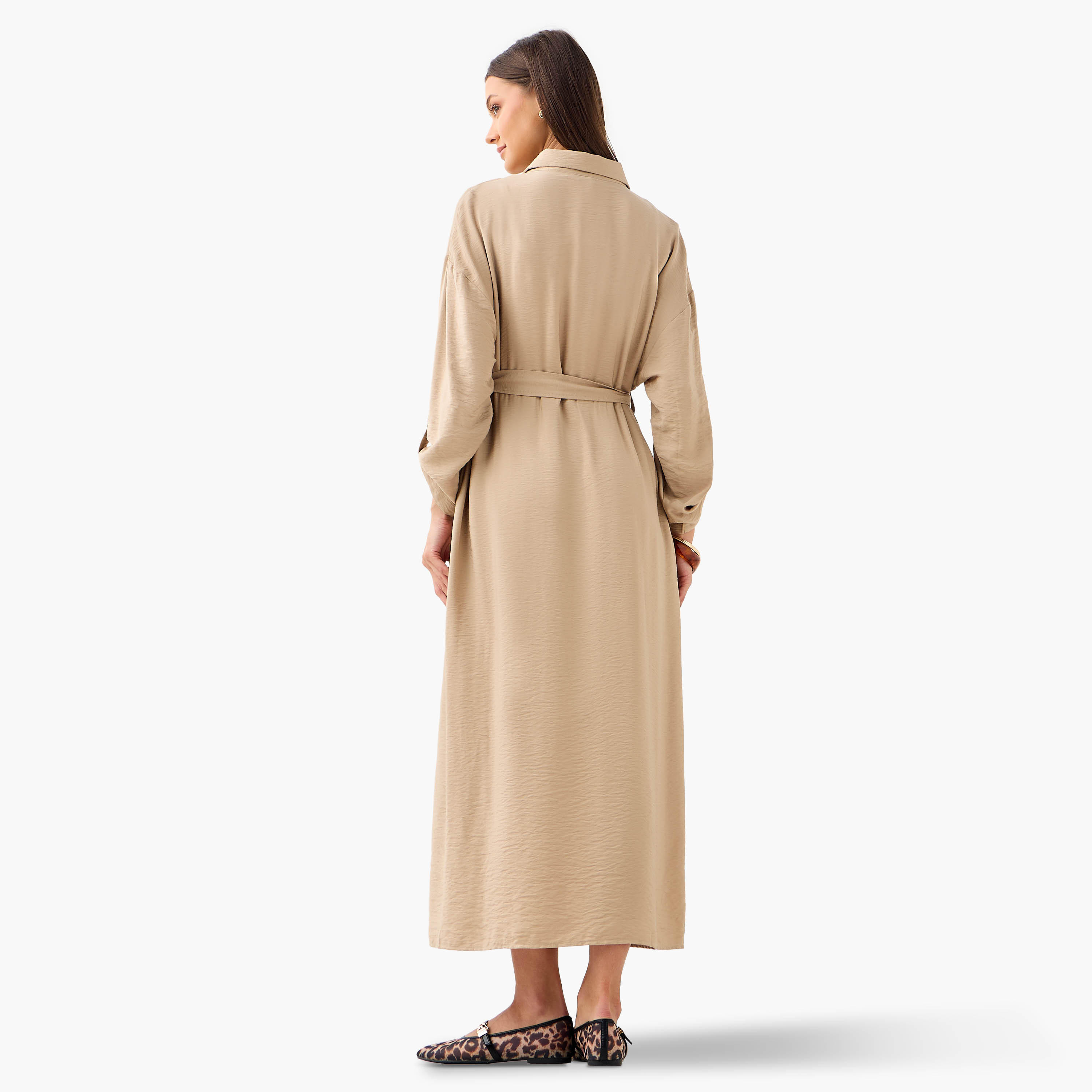 فستان قميص ماكسي بجيوب مع حزام قابل للفصل-women-clothing-dresses-image-3