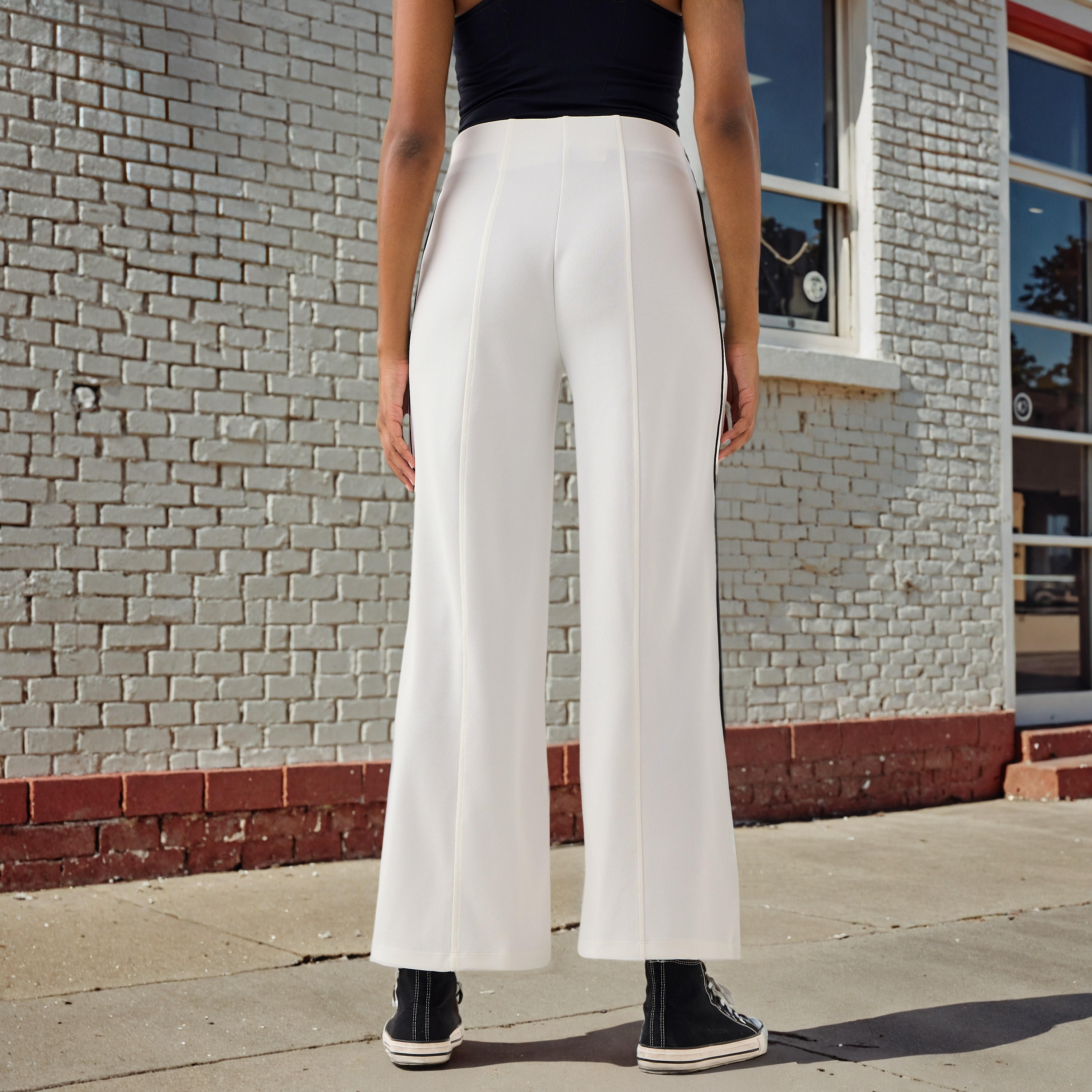 بنطلون قصة عادية بخصر مرن-women-clothing-bottoms-trousers-image-3