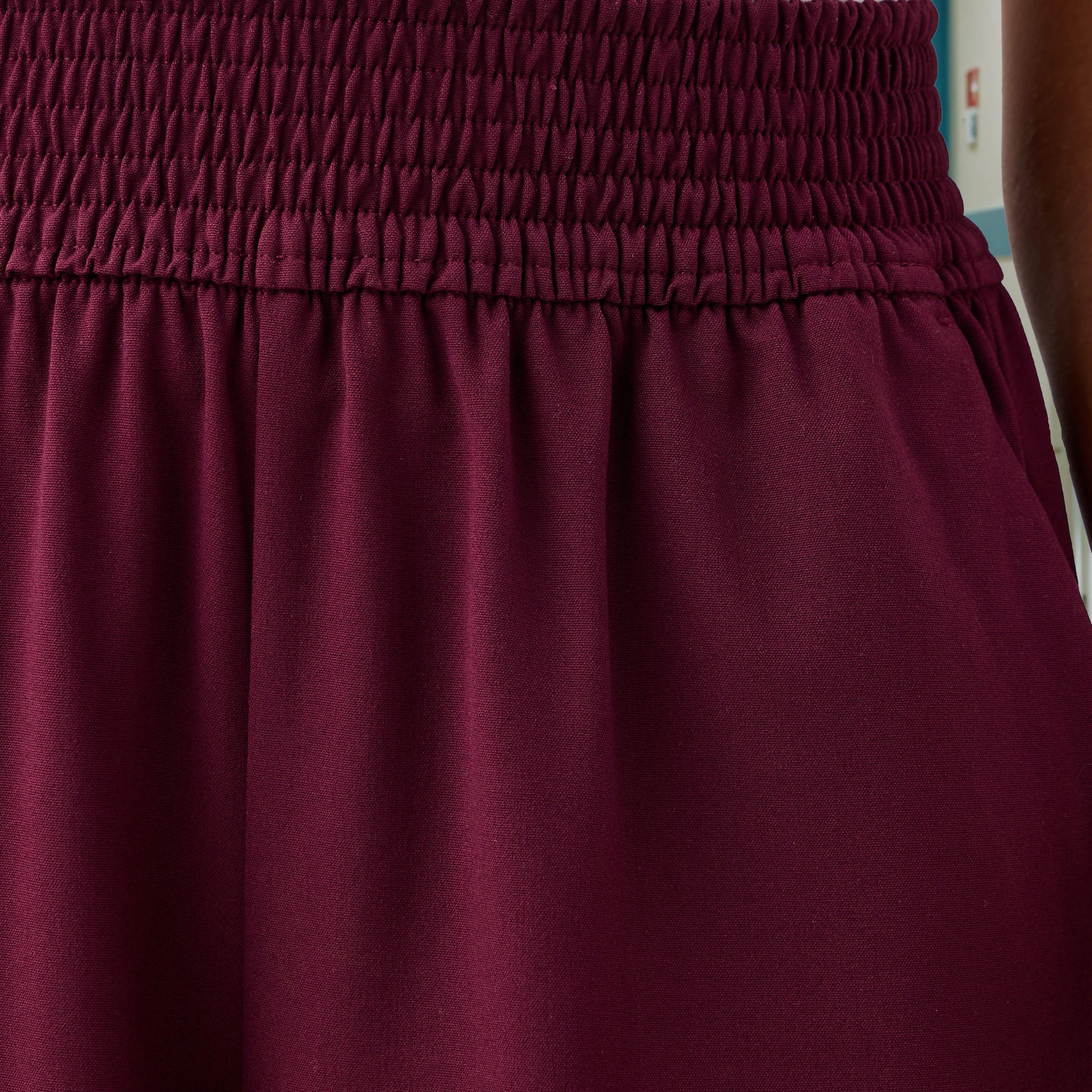 Regular Fit Flexi Waist Culottes with Pockets-women-clothing-bottoms-trousers-image-5