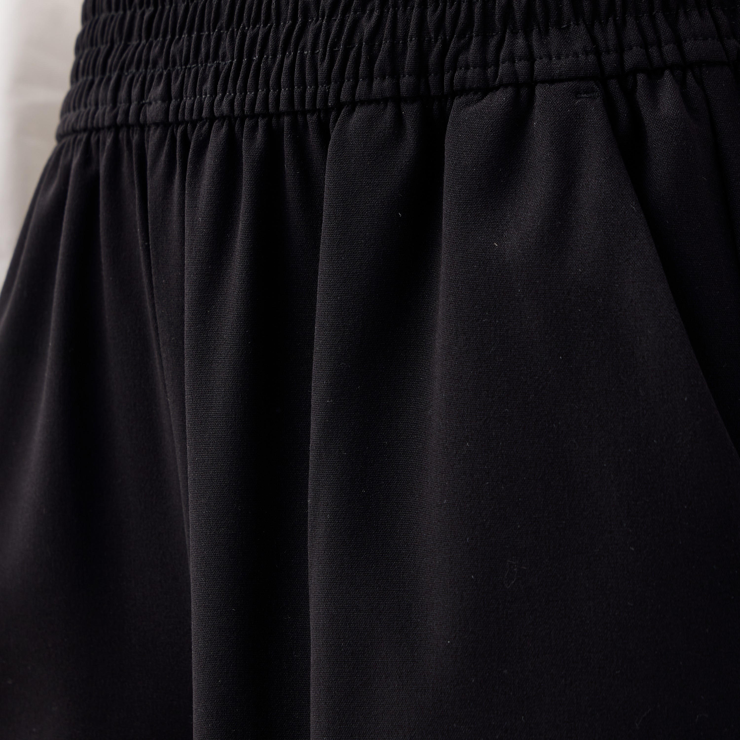 بنطلون كولوت بقصة عادية وخصر مرن وجيوب-women-clothing-bottoms-trousers-image-5