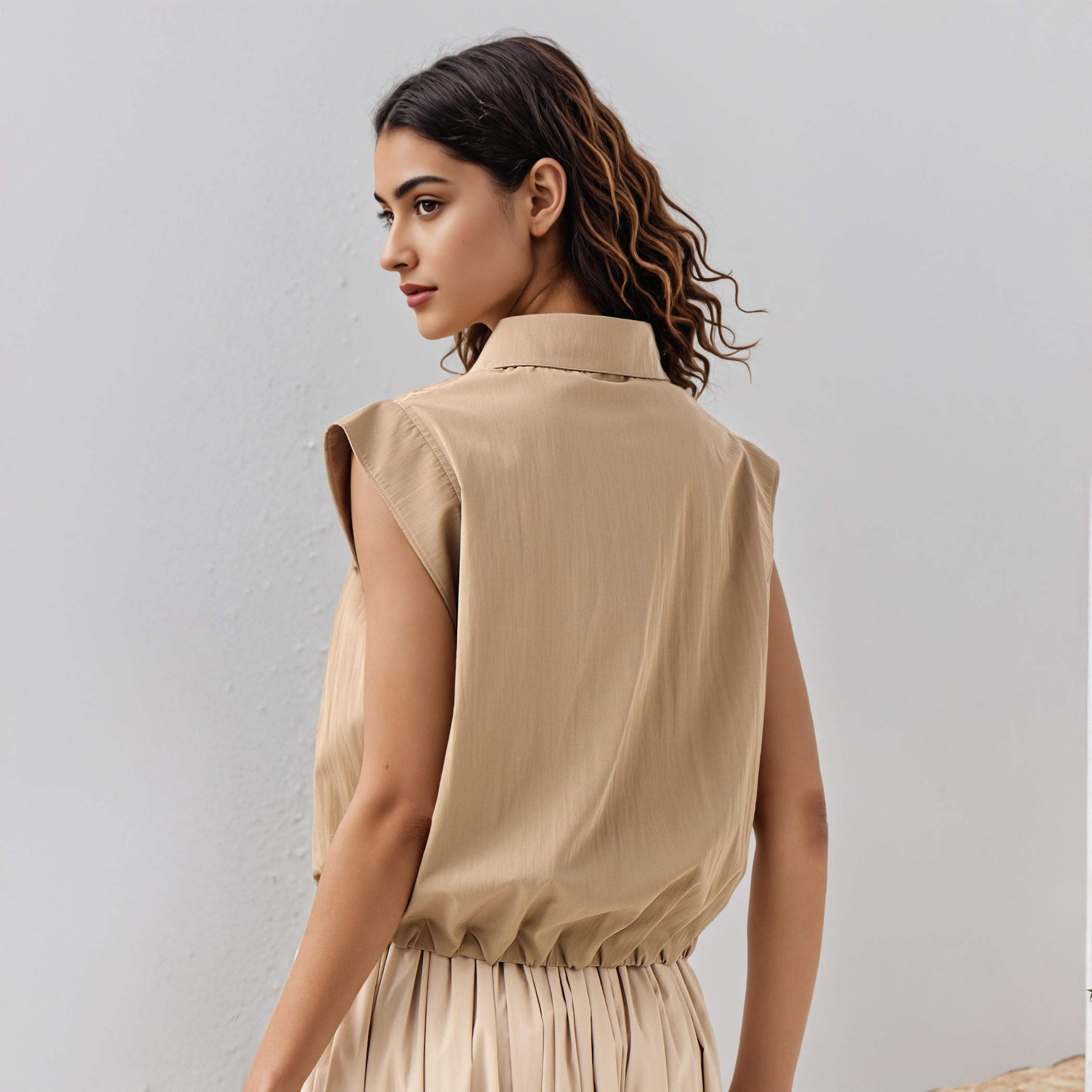 قميص دون أكمام بياقة عادية وطيات-women-clothing-shirtsandblouses-shirts-image-3