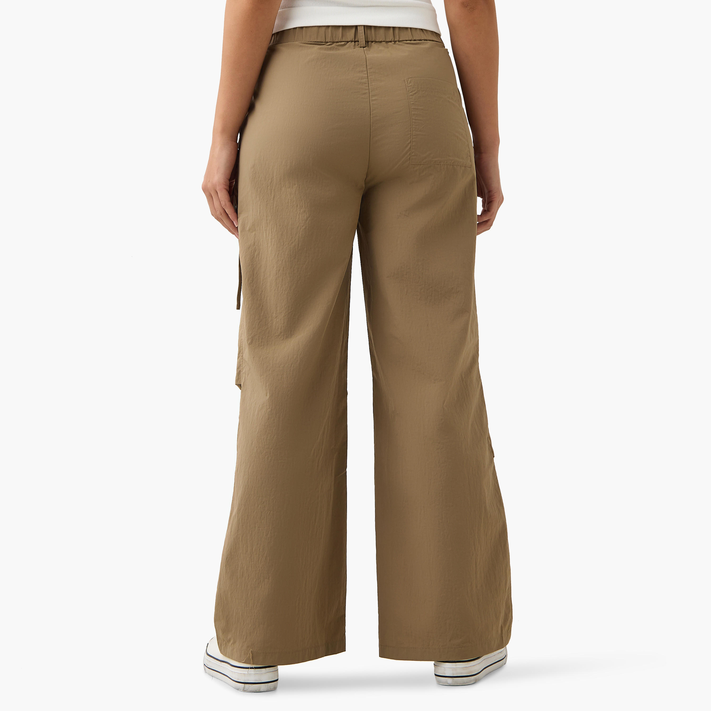 Regular Fit Pants with Pockets-women-clothing-bottoms-trousers-image-3