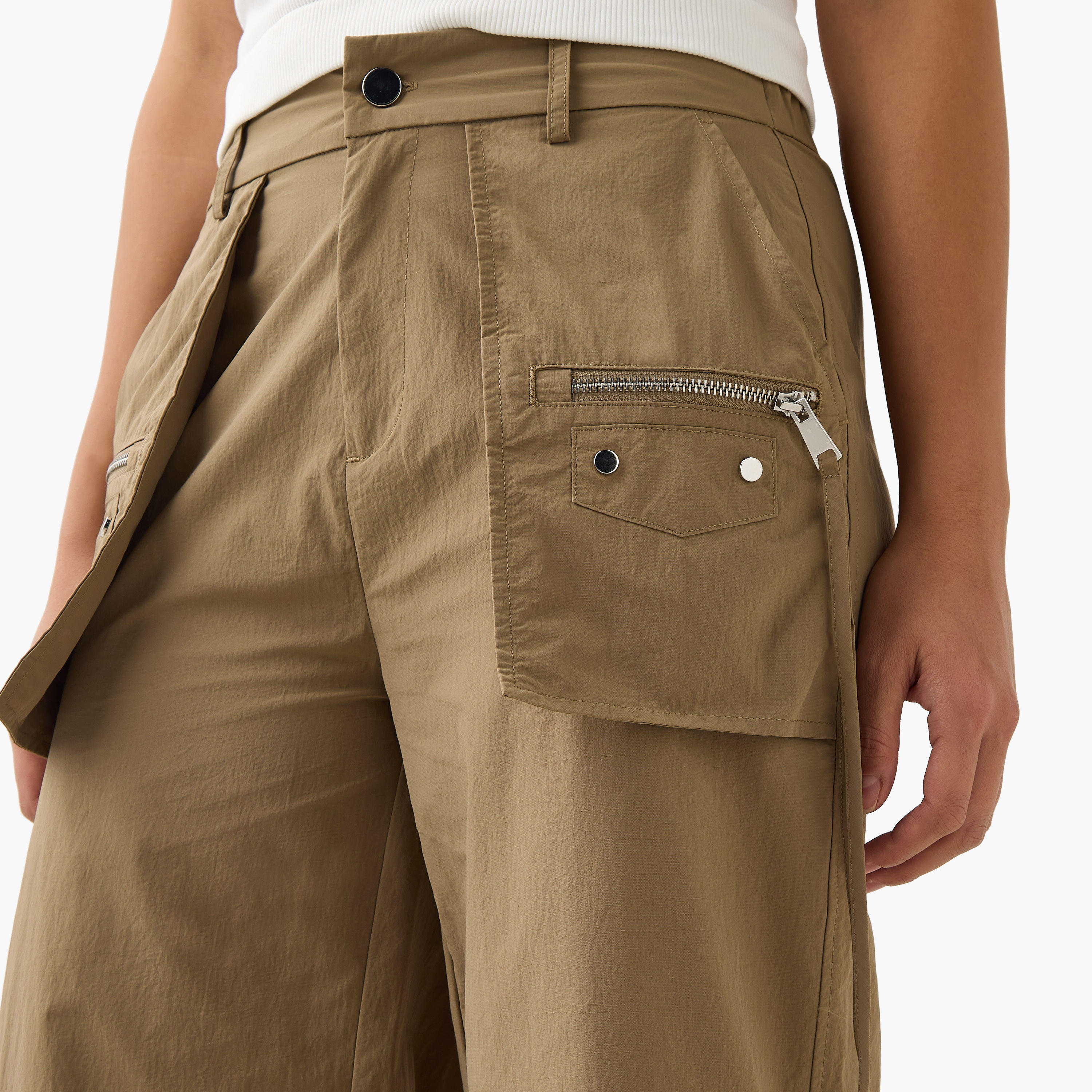 Regular Fit Pants with Pockets-women-clothing-bottoms-trousers-image-4