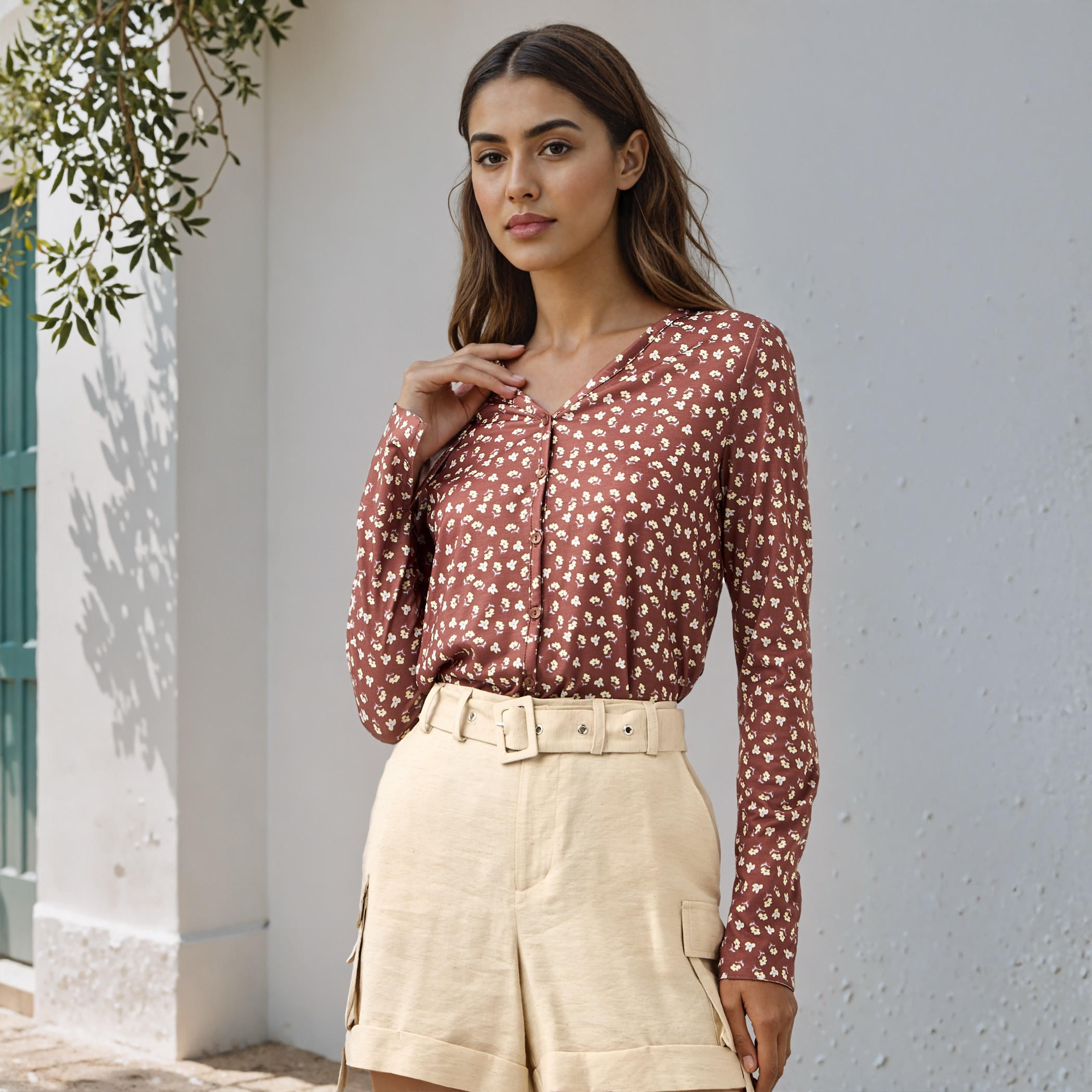 كارديجان بقصّة عادية وطبعات زهرية-women-winterwear-cardigansandjumpers-cardigans-image-5