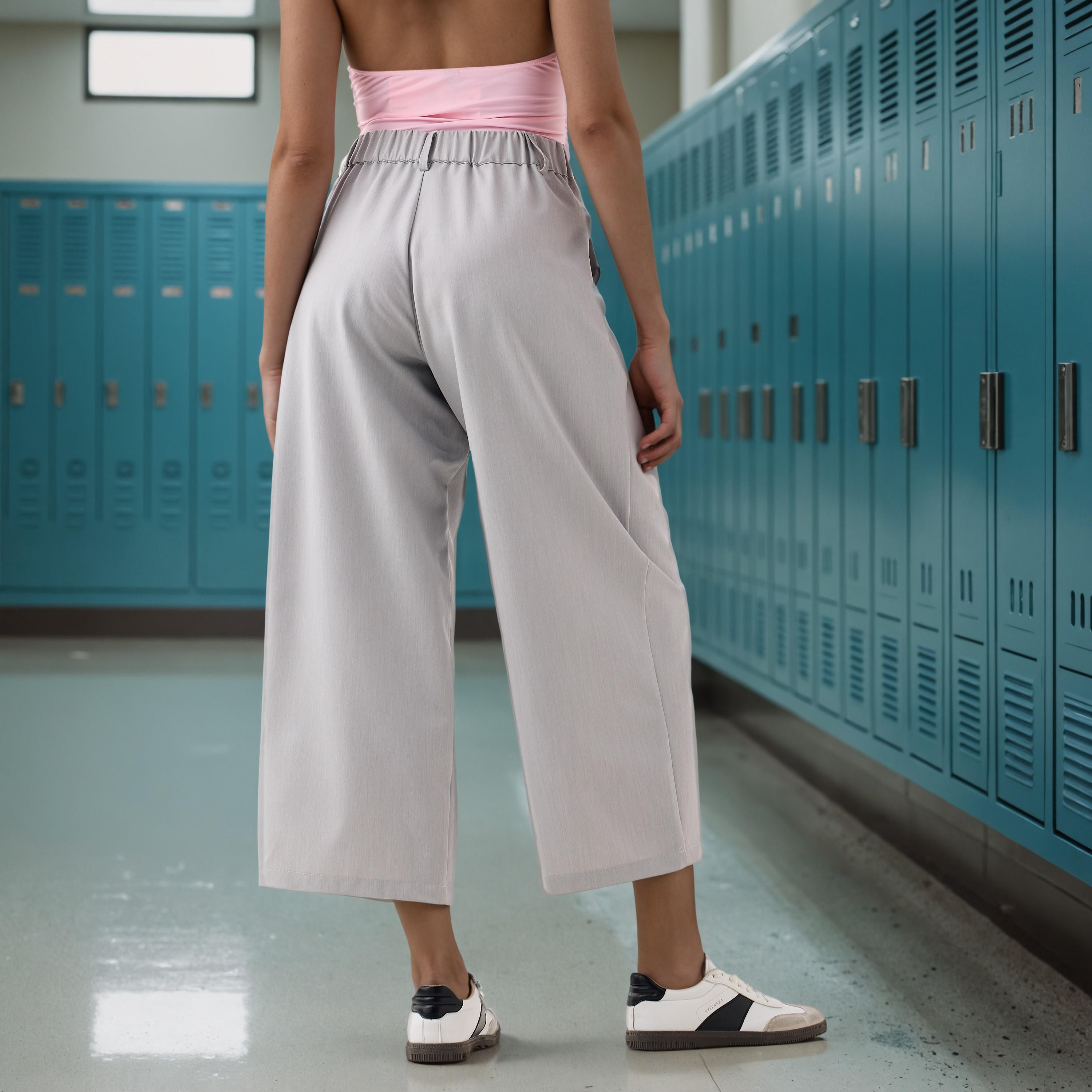 بنطلون بكسرات وقصة عادية وجيوب-women-clothing-bottoms-trousers-image-3