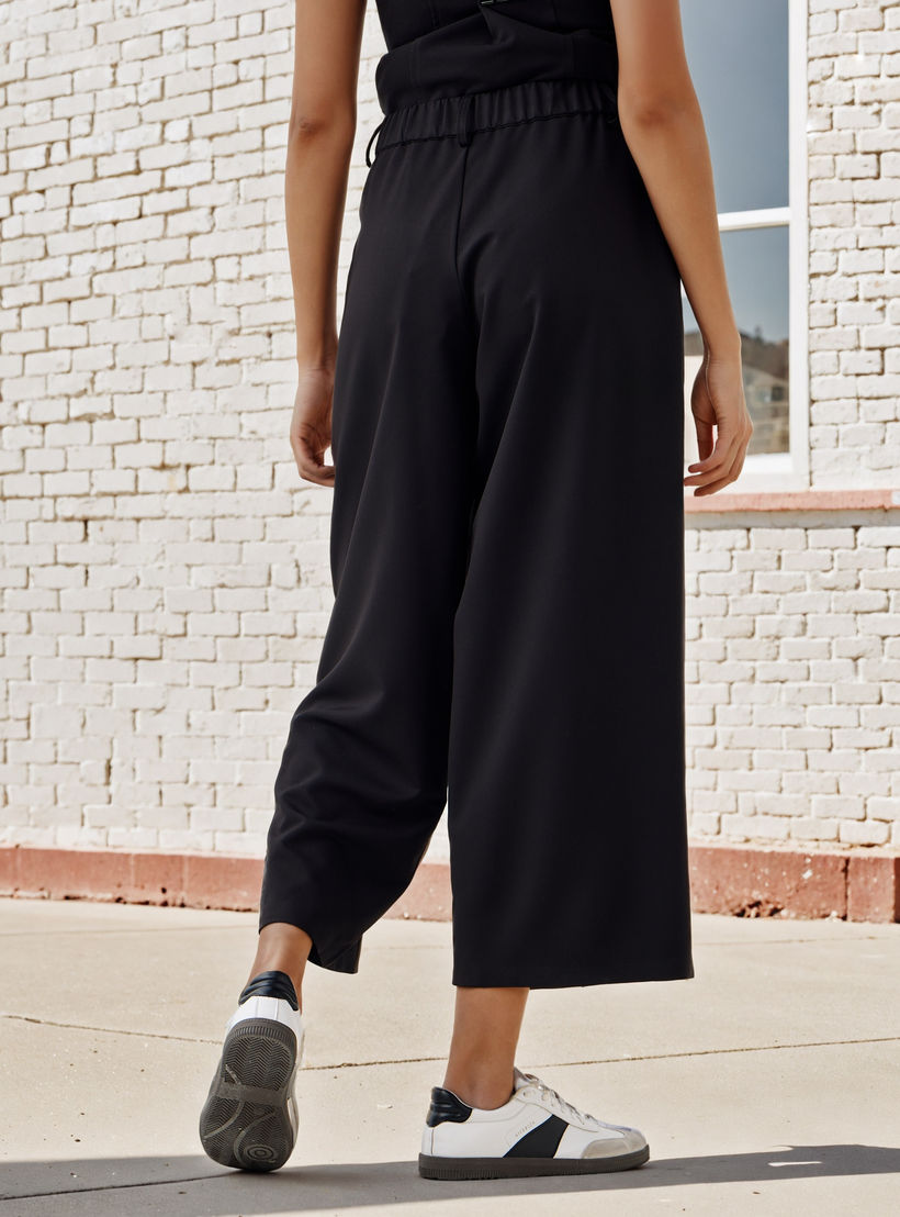 Pleated Regular Fit Pants with Pockets-women-clothing-bottoms-trousers-image-3