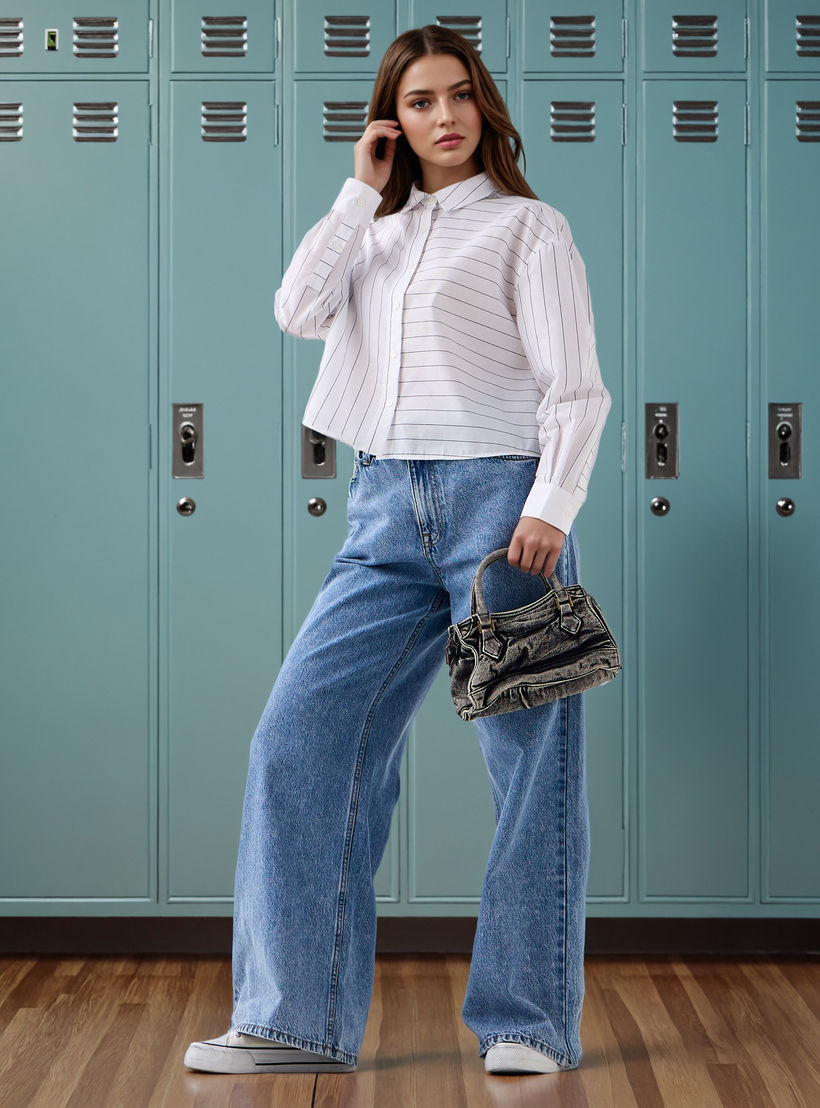 قميص مخطط قصير-women-clothing-shirtsandblouses-shirts-image-2