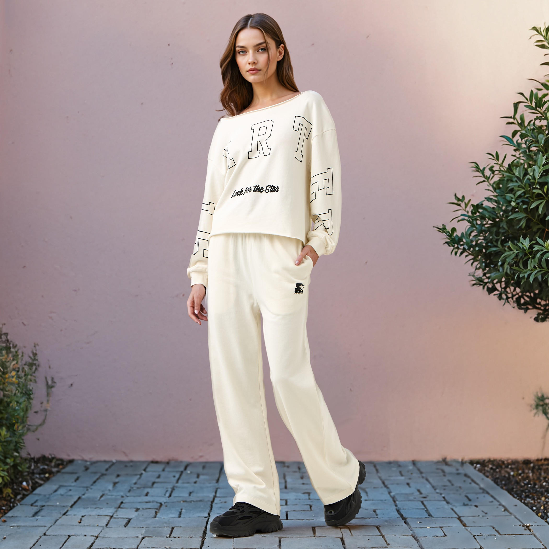 Printed Cropped Sweatshirt with Boat Neck and Long Sleeves-women-winterwear-hoodiesandsweatshirts-sweatshirts-image-2