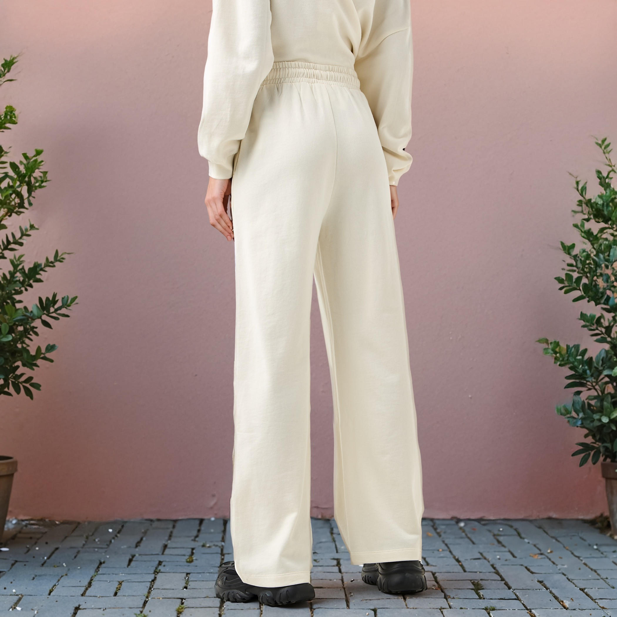 Logo Detail Regular Fit Flexi Waist Track Pants-women-clothing-bottoms-joggers-image-3