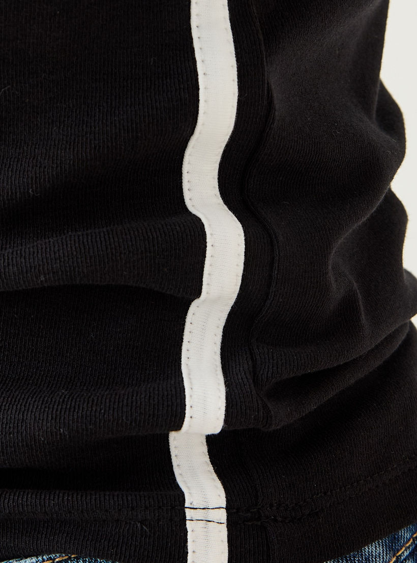Starter Print T-shirt with Crew Neck and Short Sleeves-women-clothing-tshirts-image-5