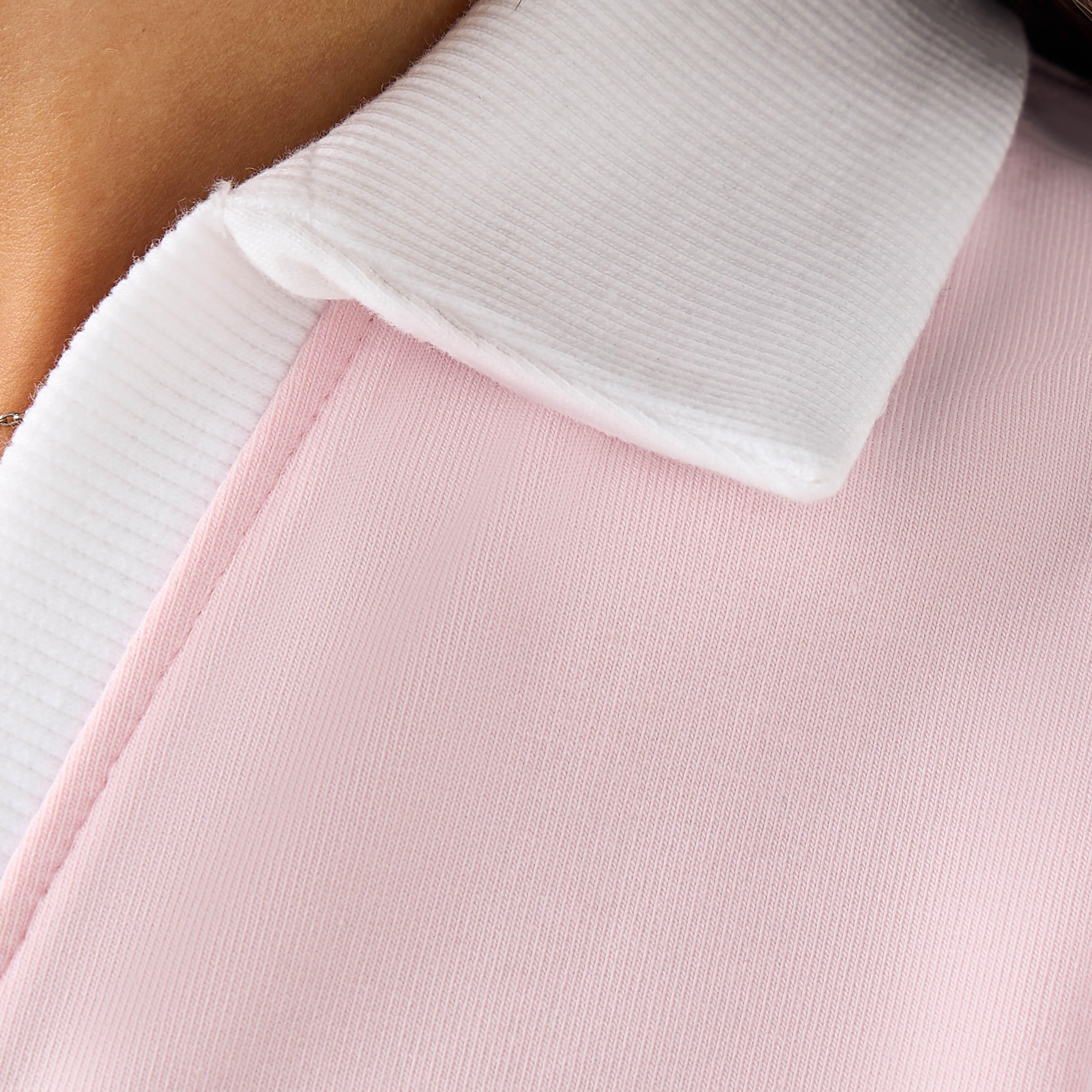 Contrast Piping Sleeveless Polo T-shirt-women-clothing-tshirts-image-5