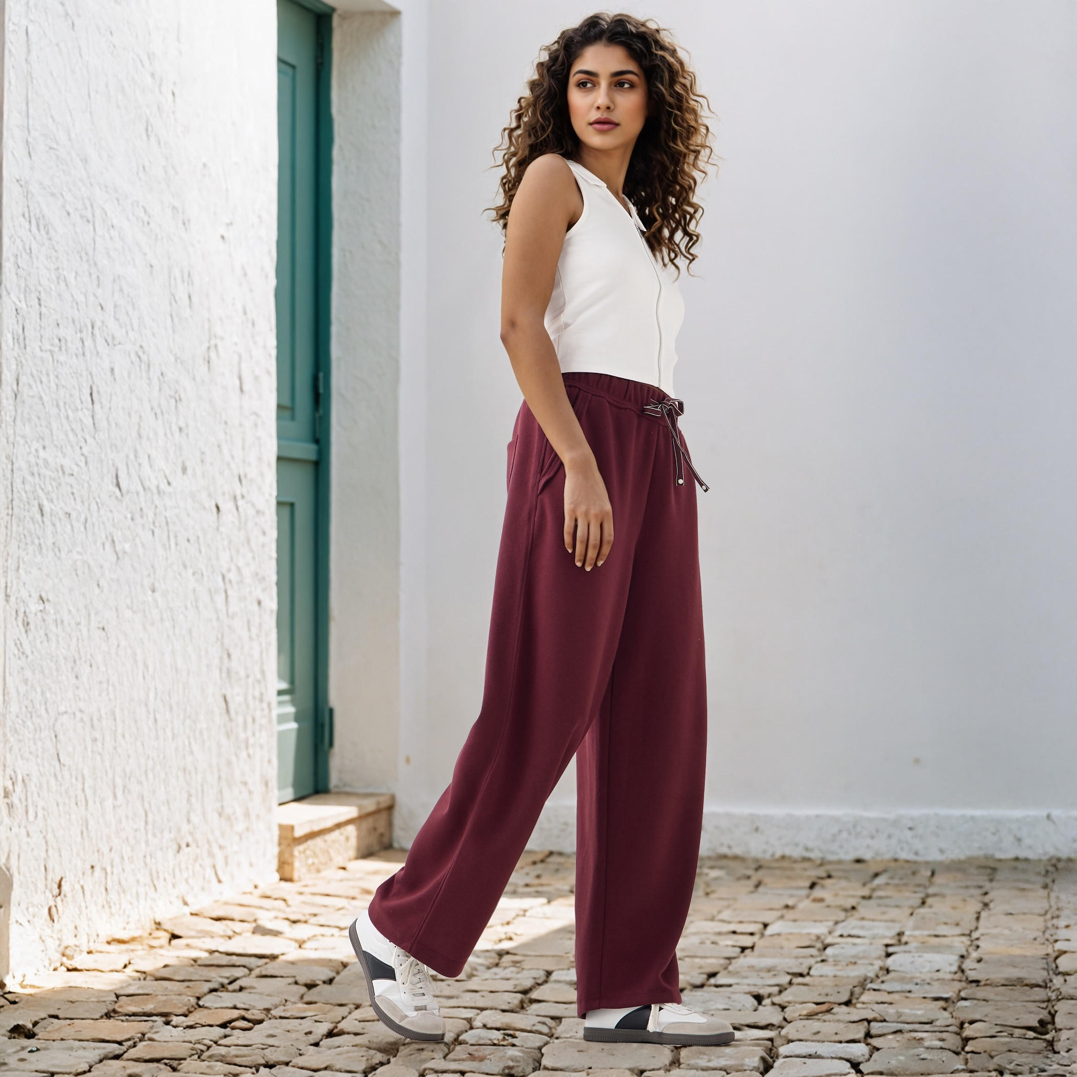 بلوزة تانك بولو بسحّاب إغلاق-women-clothing-tshirts-image-3