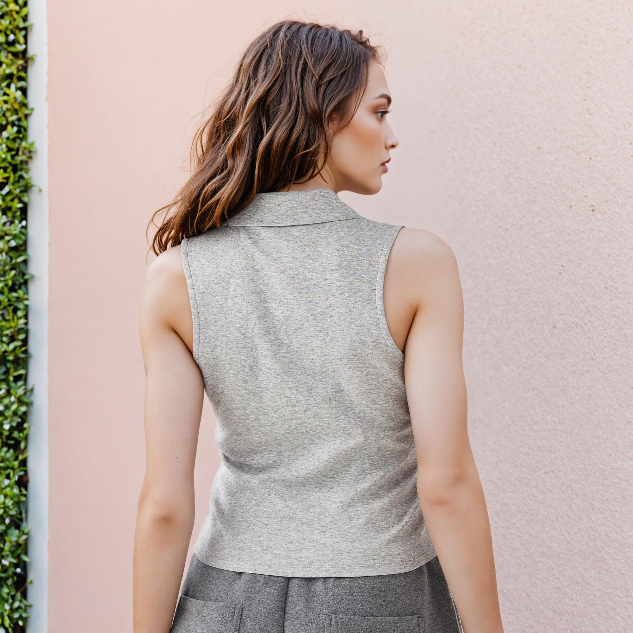 بلوزة تانك بولو بسحّاب إغلاق-women-clothing-tshirts-image-3
