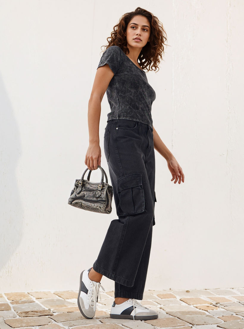 Ribbed Crop Top with Scoop Neck-women-clothing-tshirts-image-2
