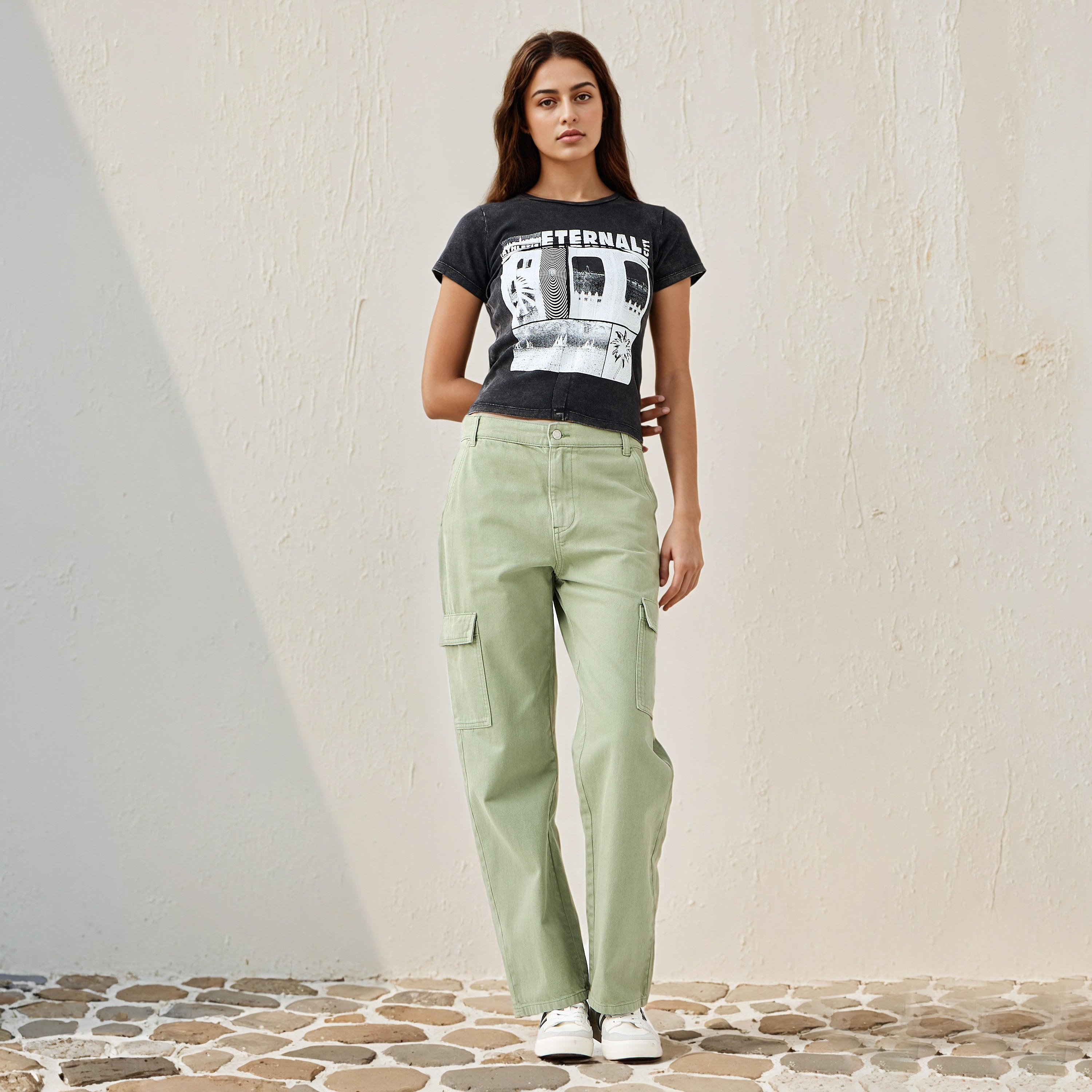 Typographic Print T-shirt-women-clothing-tshirts-image-2