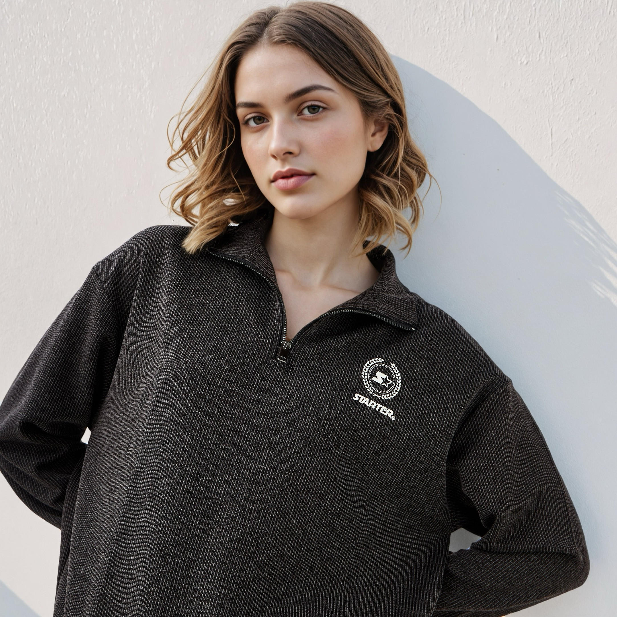 Starter Logo Print Sweatshirt-women-winterwear-hoodiesandsweatshirts-sweatshirts-image-4