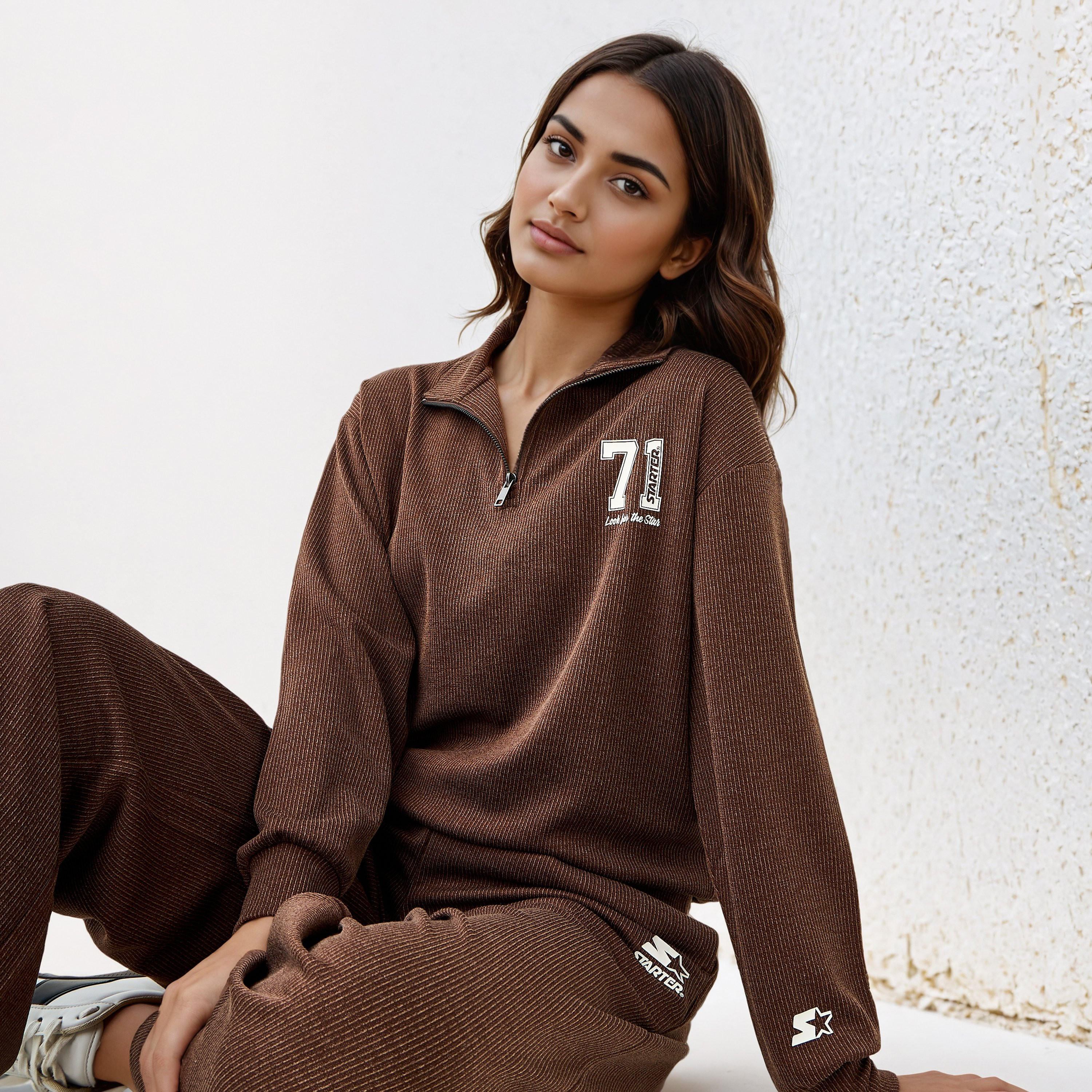 Starter Logo Print Sweatshirt-women-winterwear-hoodiesandsweatshirts-sweatshirts-image-1