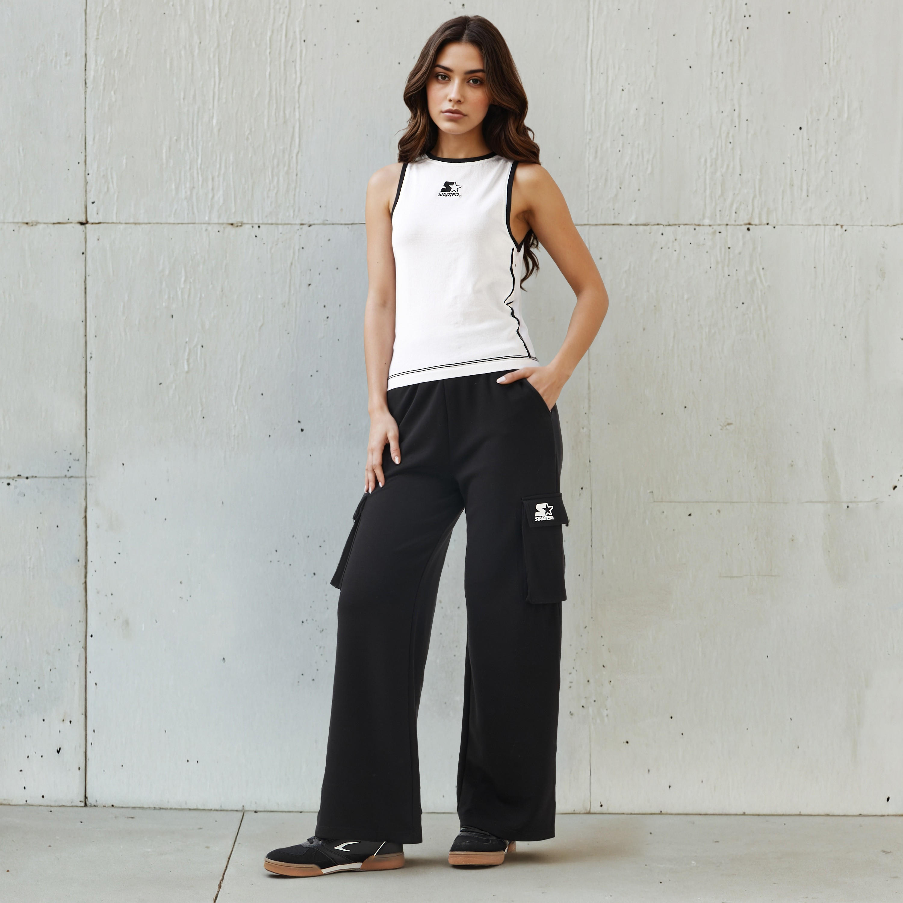 Starter Regular Fit Flexi Waist Cargo Pants-women-clothing-bottoms-joggers-image-2