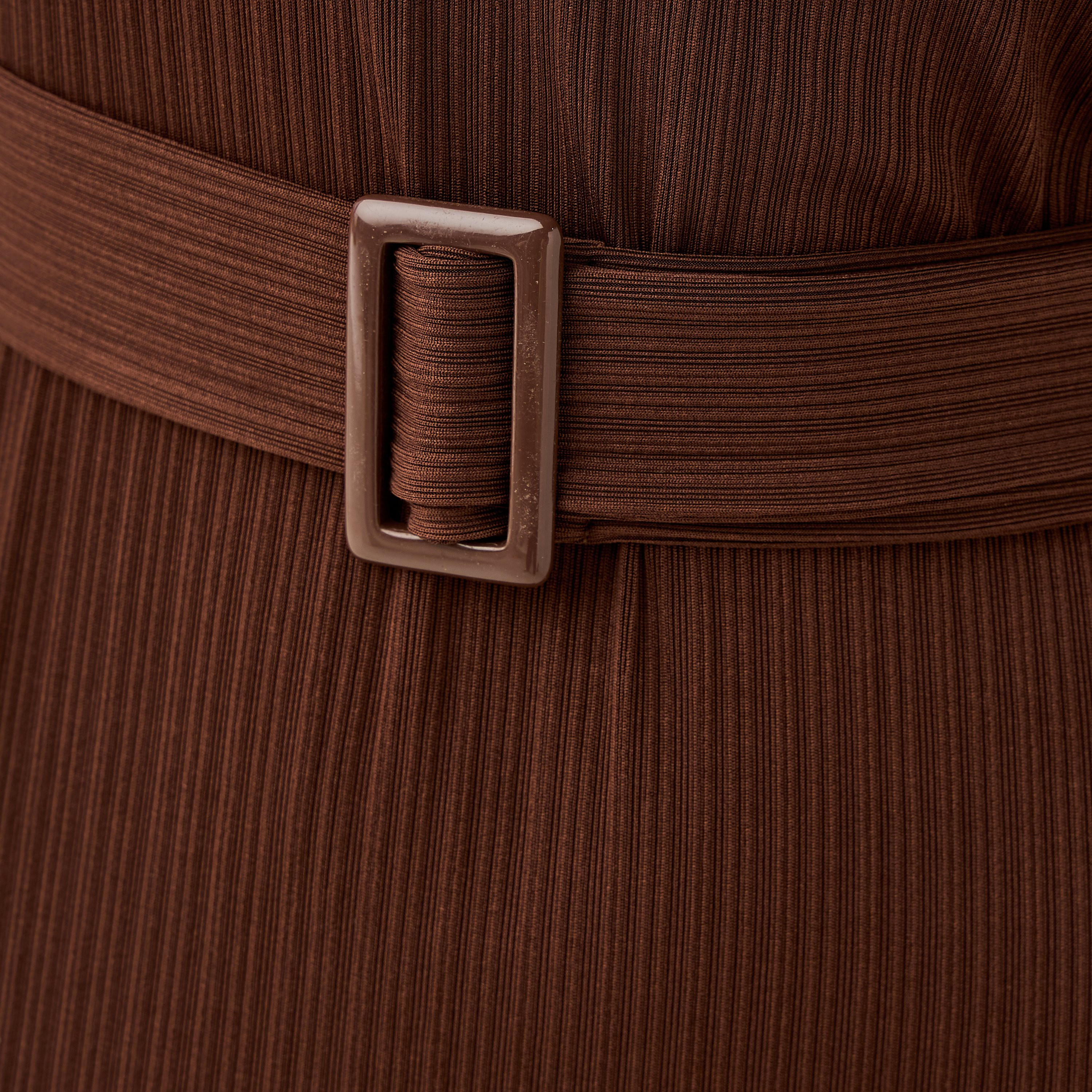 Ribbed Midi Dress with Detachable Belt-women-clothing-dresses-image-5