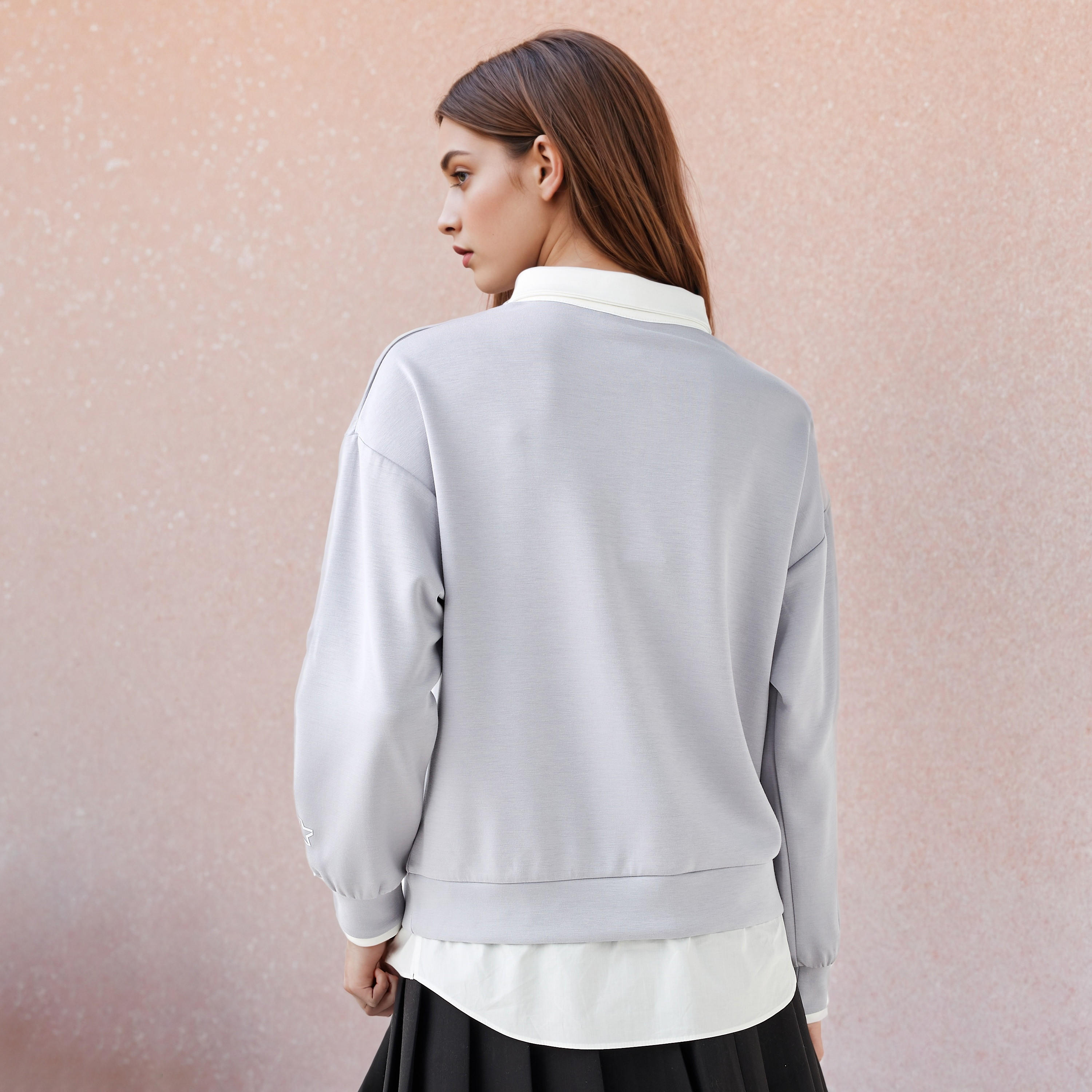 Starter Logo Print Collared Sweatshirt-women-winterwear-hoodiesandsweatshirts-sweatshirts-image-3