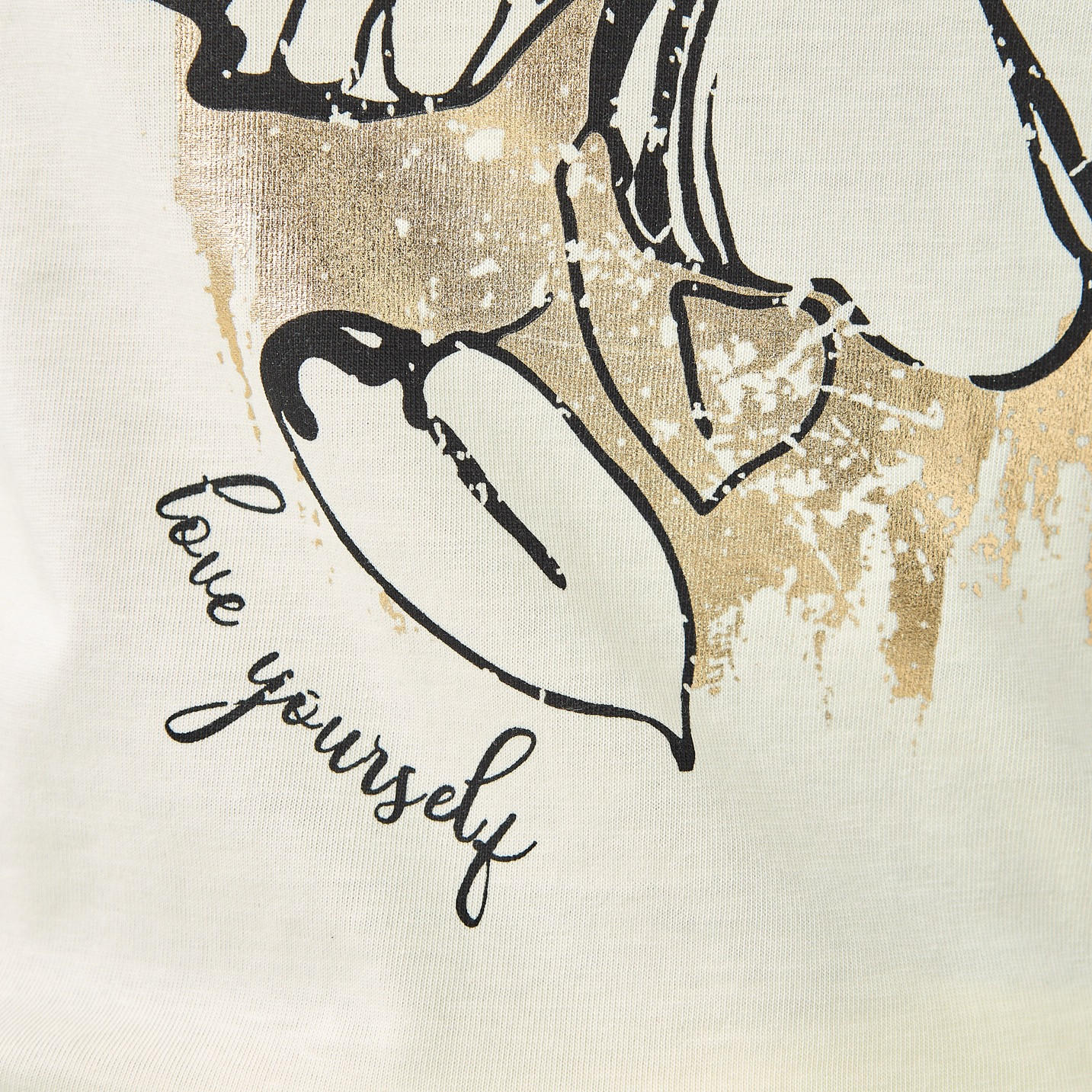 Floral Print Crew Neck T-shirt-women-clothing-tshirts-image-5