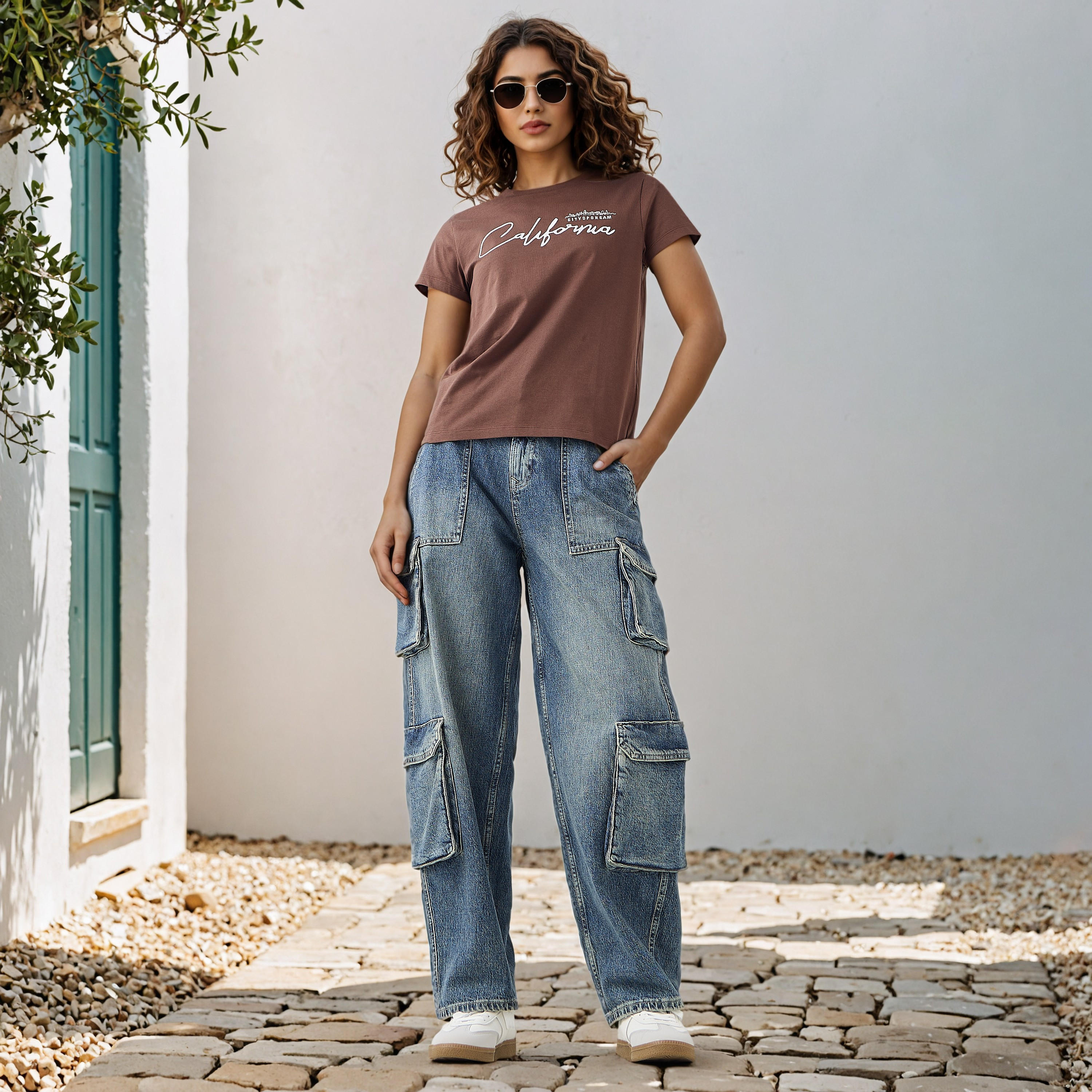 تيشيرت بياقة ضيقة وتطريزات-women-clothing-tshirts-image-4