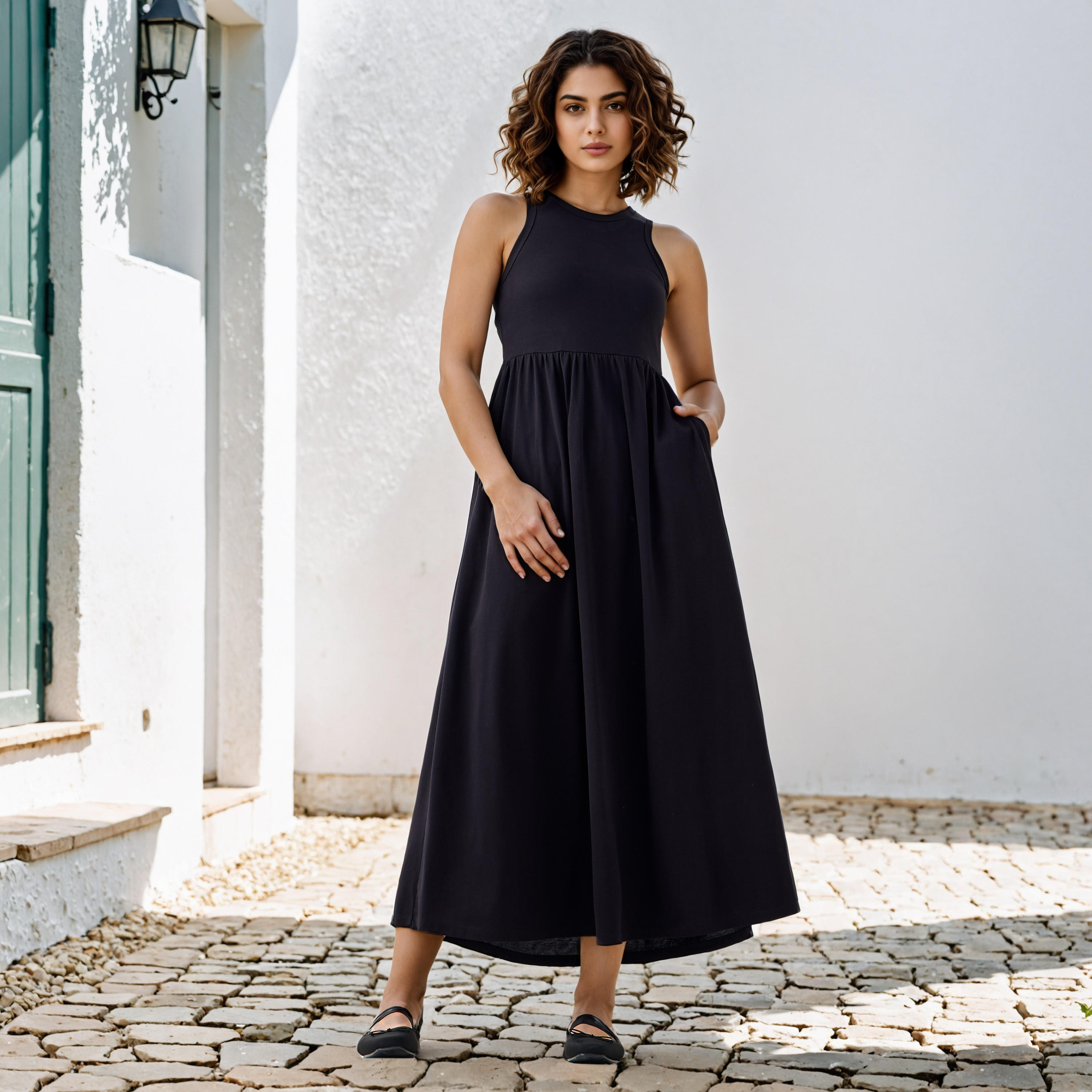 A-line Sleeveless Dress-women-clothing-dresses-image-2
