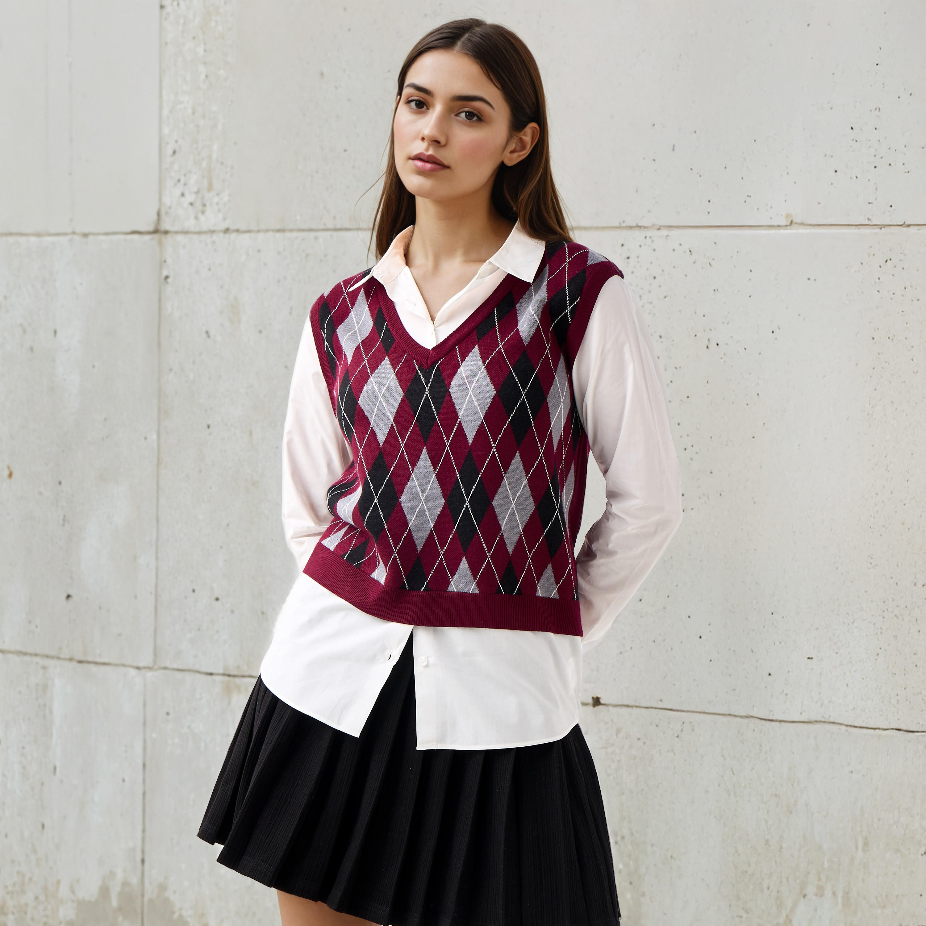 Cotton Twofer Top with Collar-women-clothing-shirtsandblouses-blouses-image-1