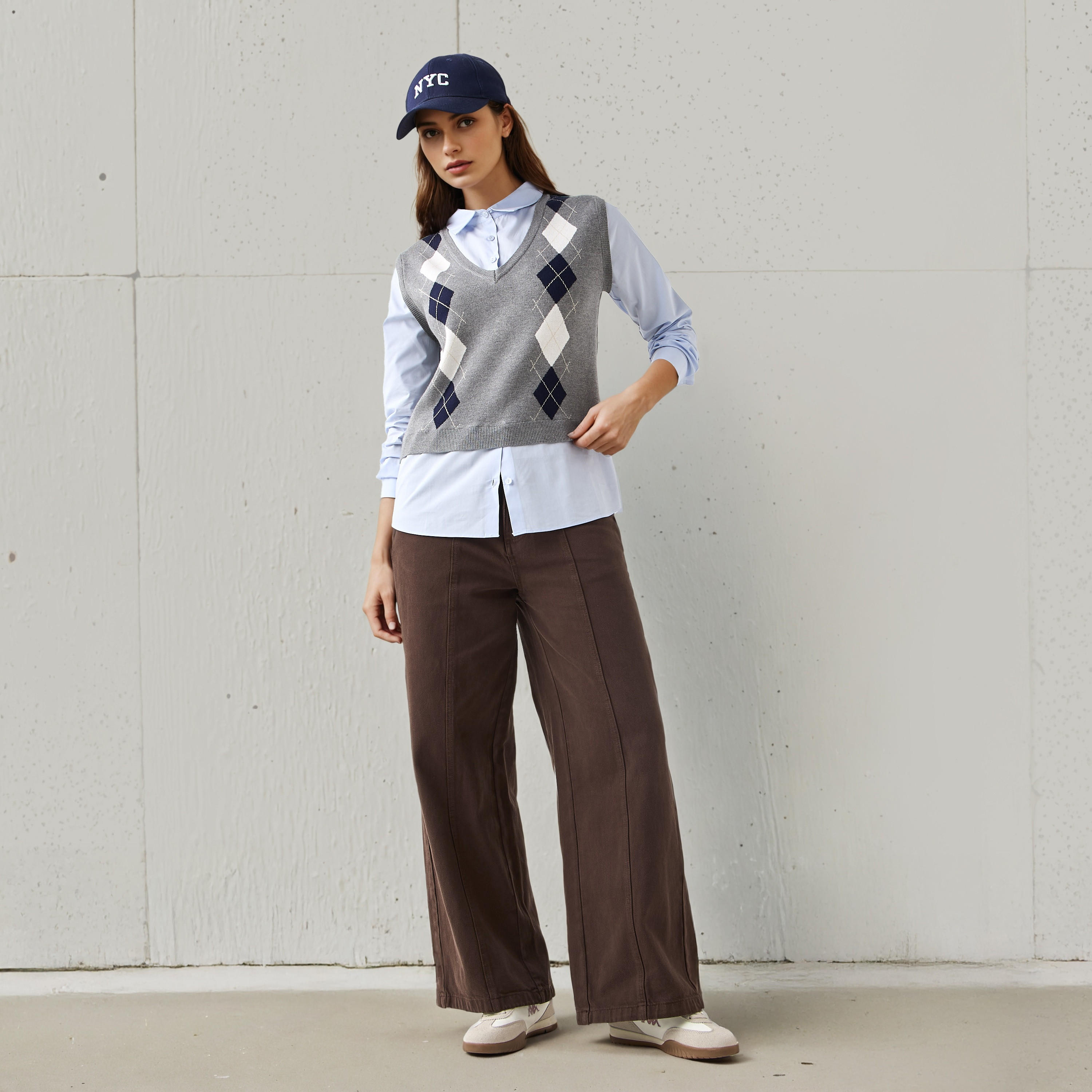 Cotton Twofer Top with Collar-women-clothing-shirtsandblouses-blouses-image-2