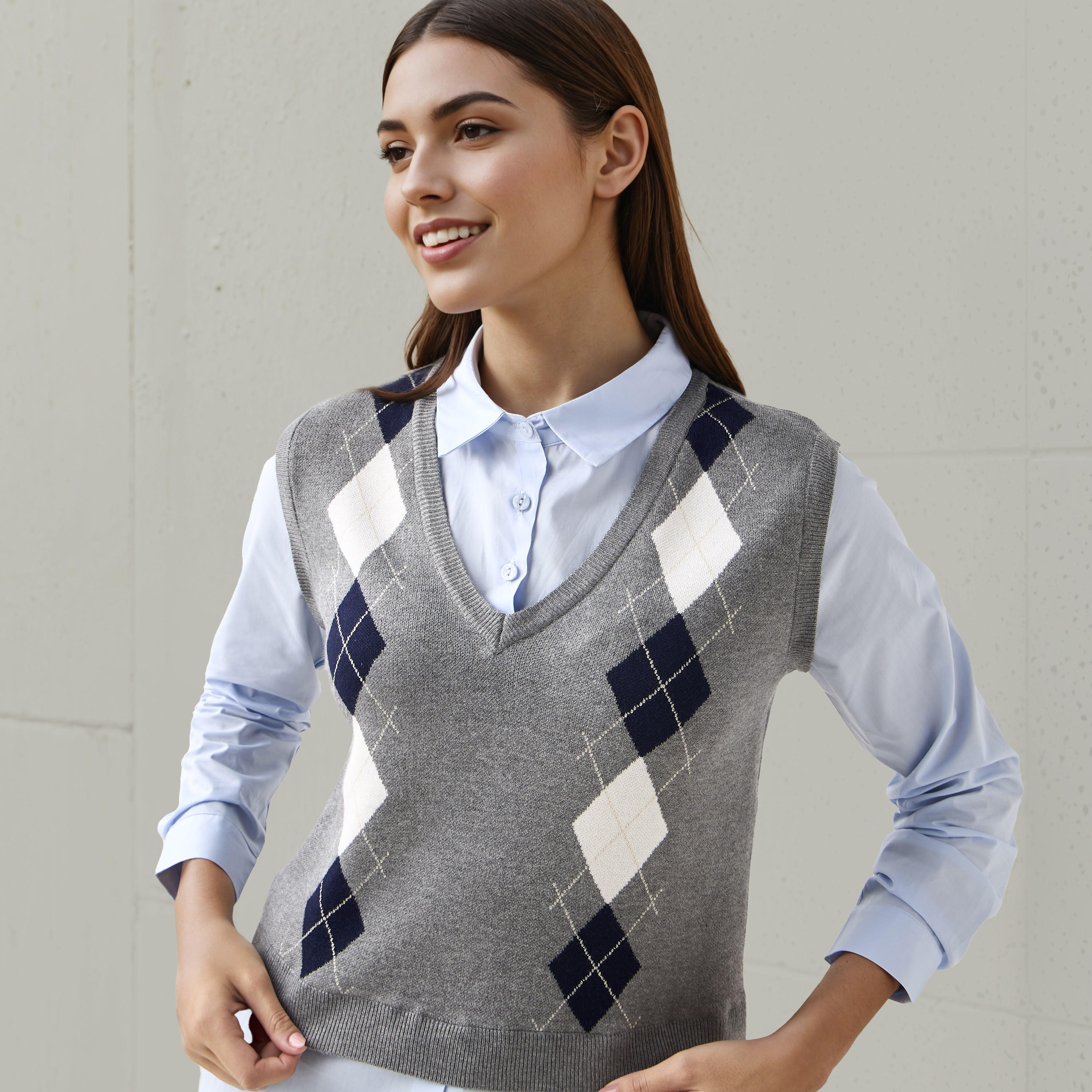 Cotton Twofer Top with Collar-women-clothing-shirtsandblouses-blouses-image-5