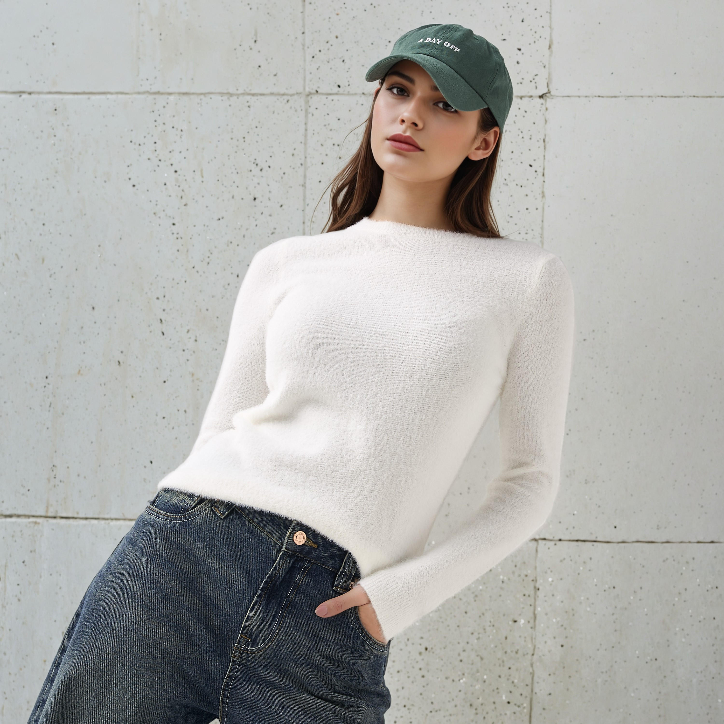 Faux Fur Crew Neck Sweater-women-clothing-cardigansandjumpers-jumpers-image-1