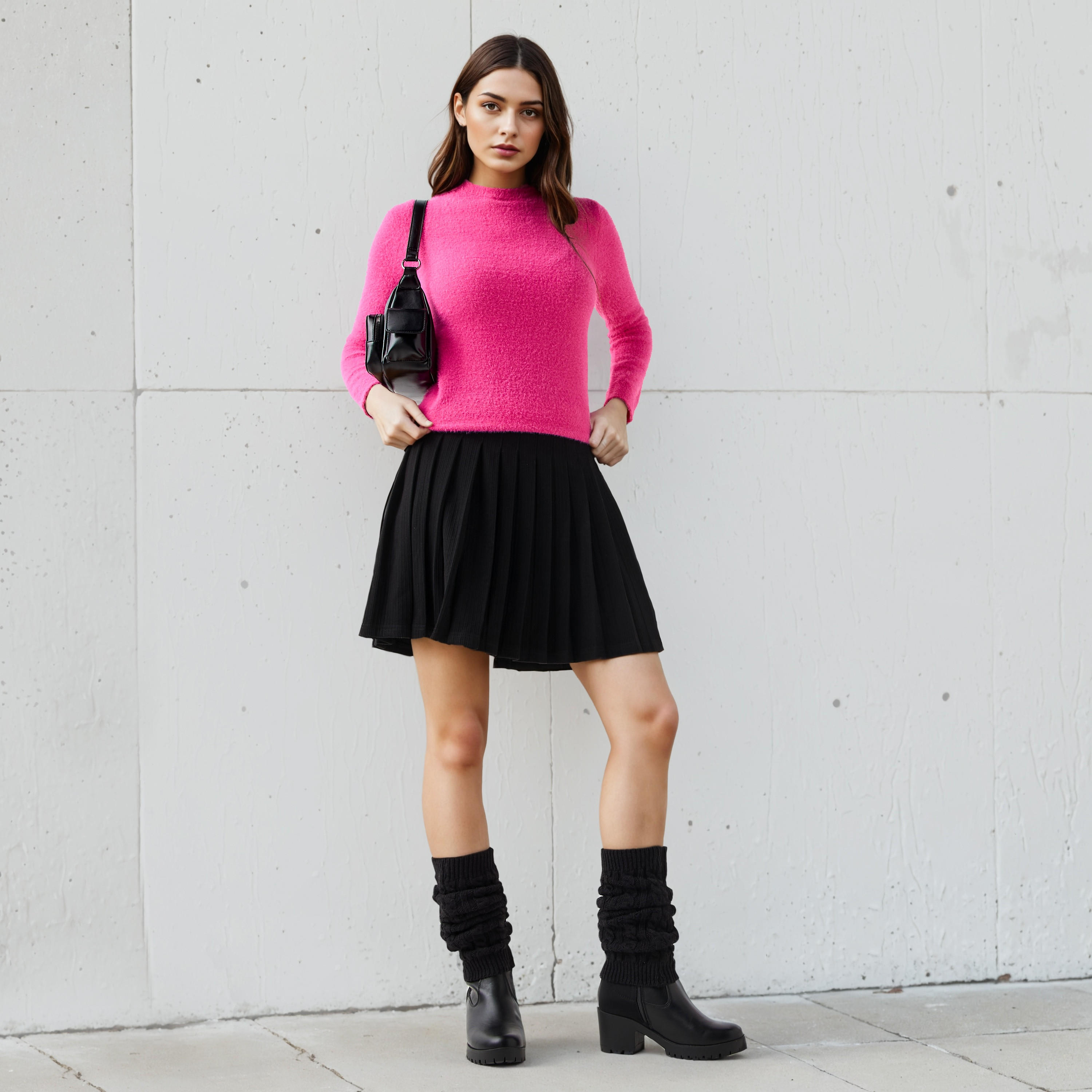 Faux Fur Crew Neck Sweater-women-clothing-cardigansandjumpers-jumpers-image-2