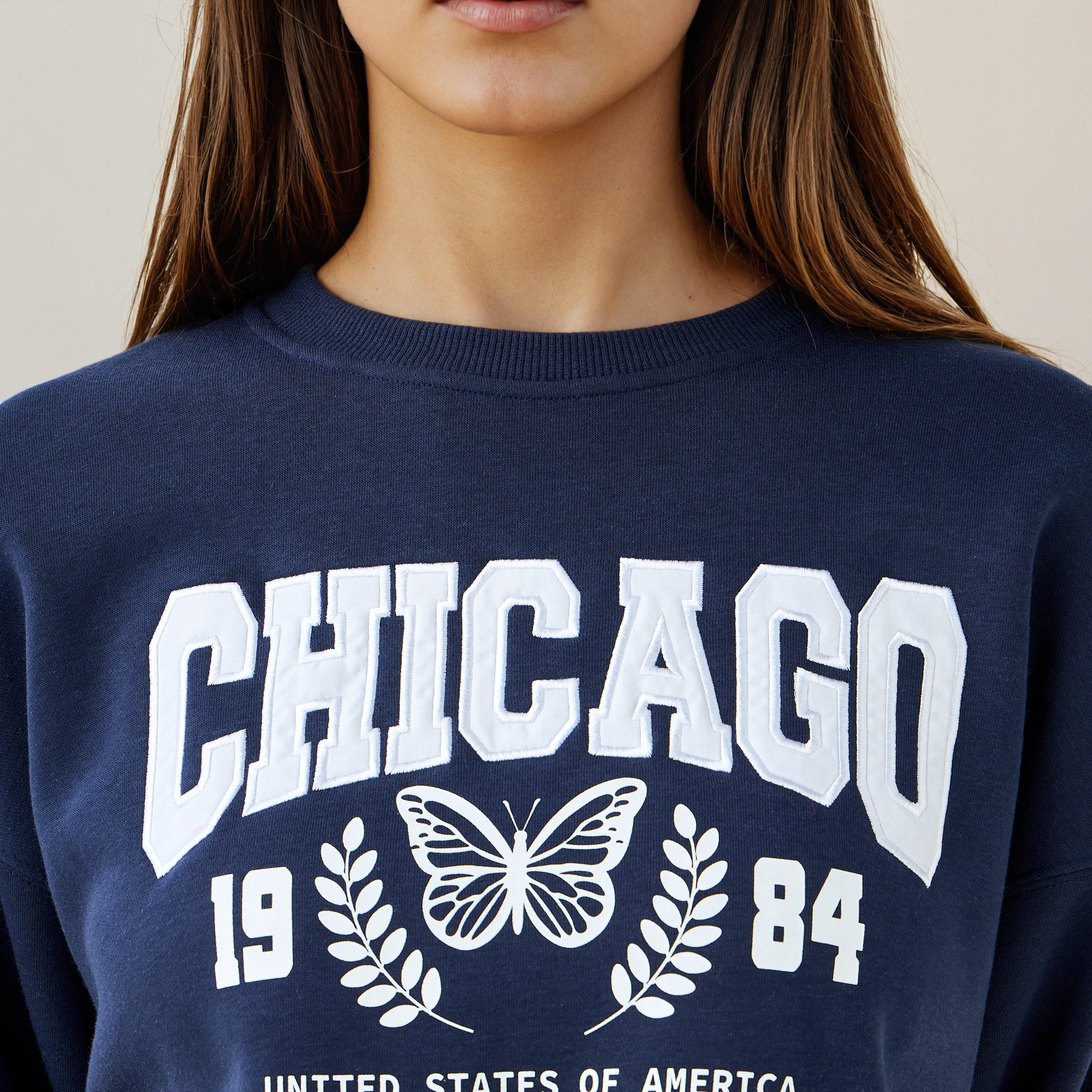 Embroidered Sweatshirt with Crew Neck-women-winterwear-hoodiesandsweatshirts-sweatshirts-image-4