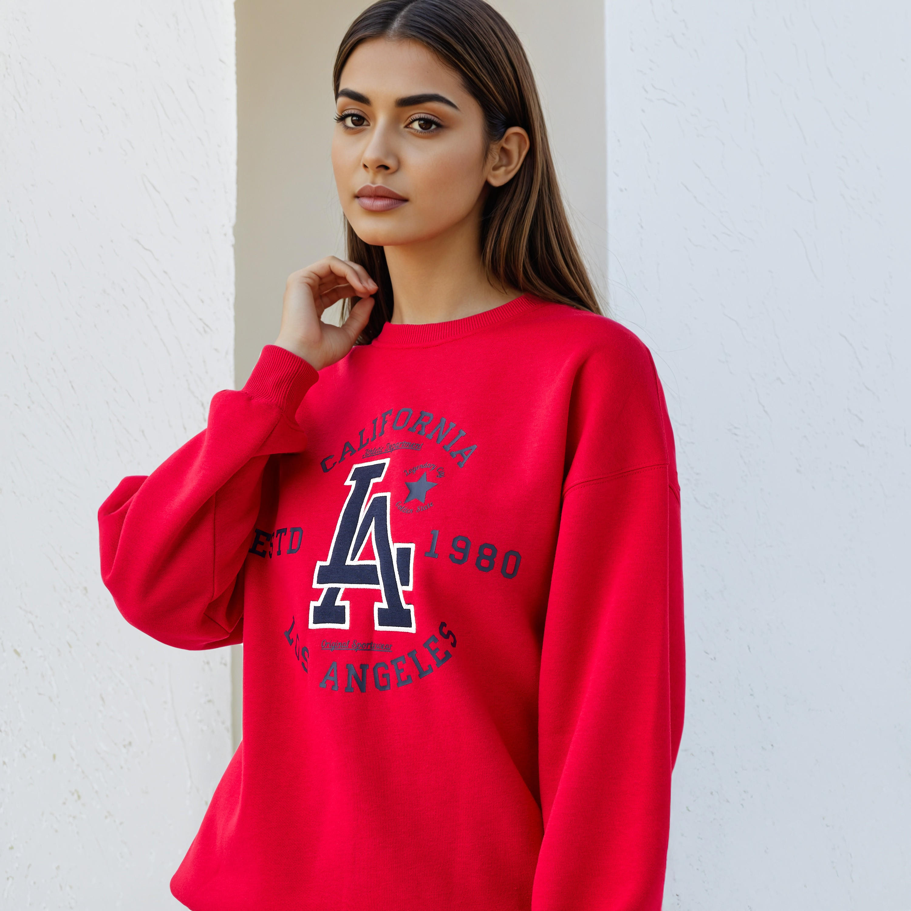 Embroidered Sweatshirt with Crew Neck-women-winterwear-hoodiesandsweatshirts-sweatshirts-image-4
