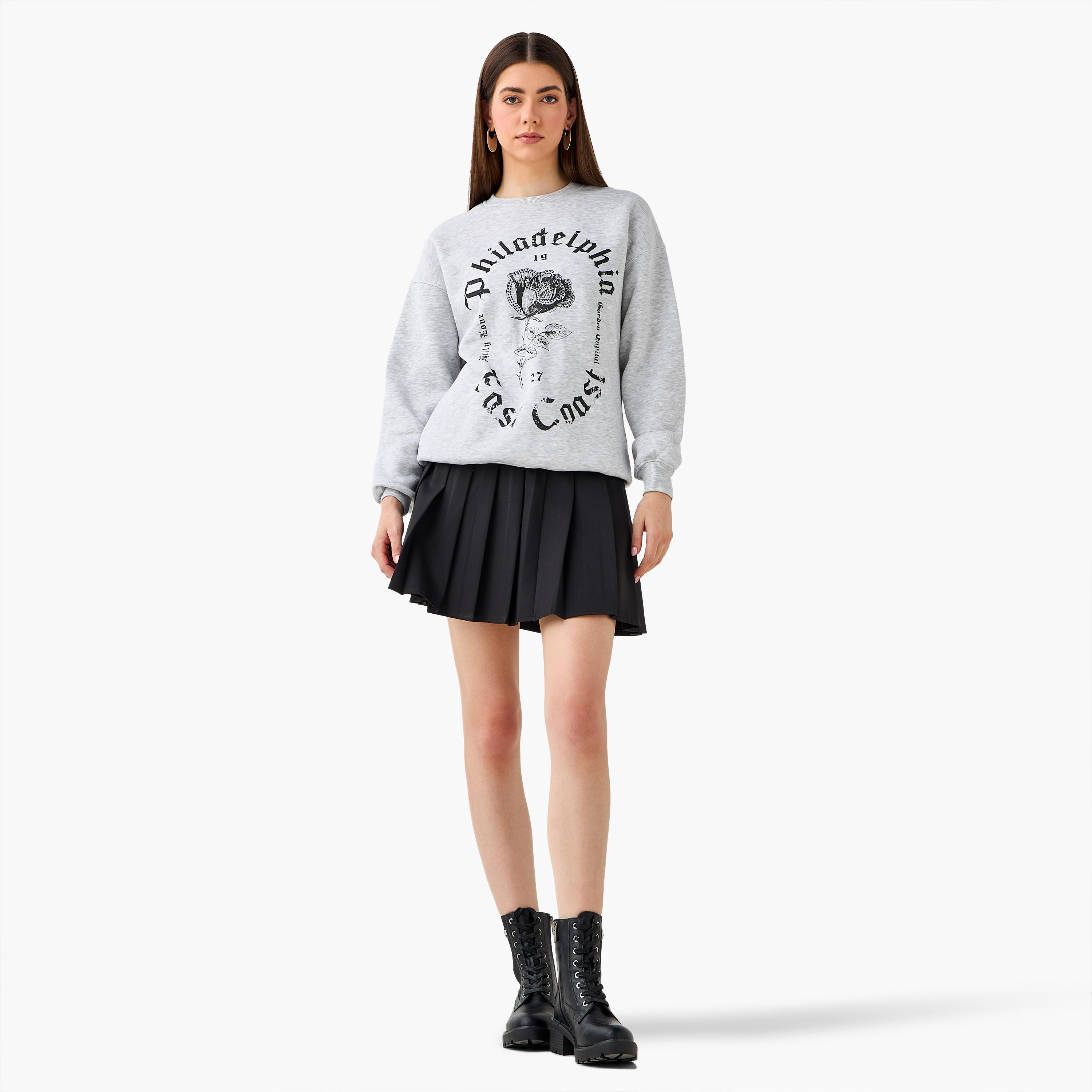 Graphic Print Sweatshirt with Crew Neck-women-winterwear-hoodiesandsweatshirts-sweatshirts-image-2