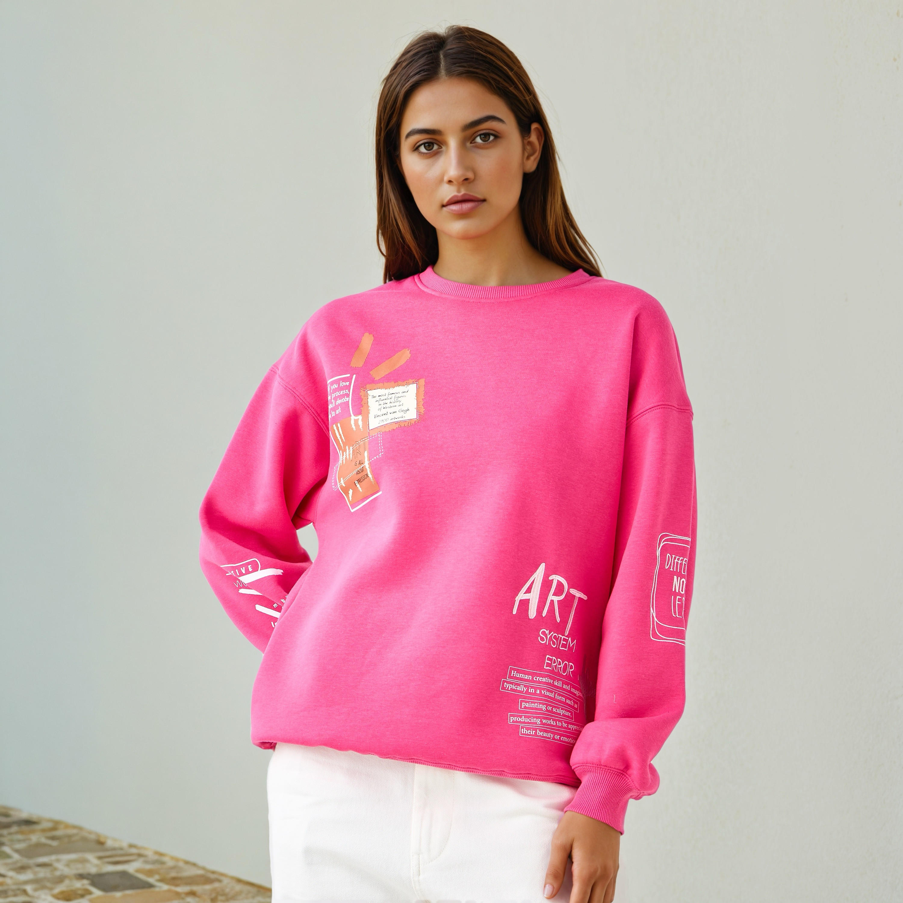 Embroidered Sweatshirt with Crew Neck-women-winterwear-hoodiesandsweatshirts-sweatshirts-image-1
