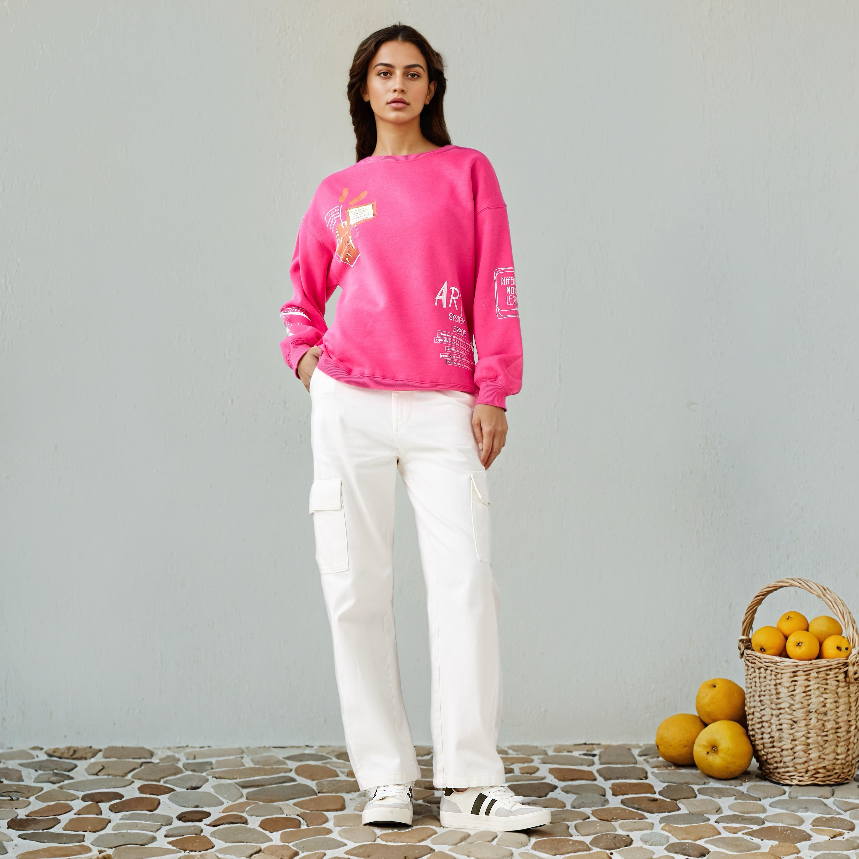 Embroidered Sweatshirt with Crew Neck-women-winterwear-hoodiesandsweatshirts-sweatshirts-image-2