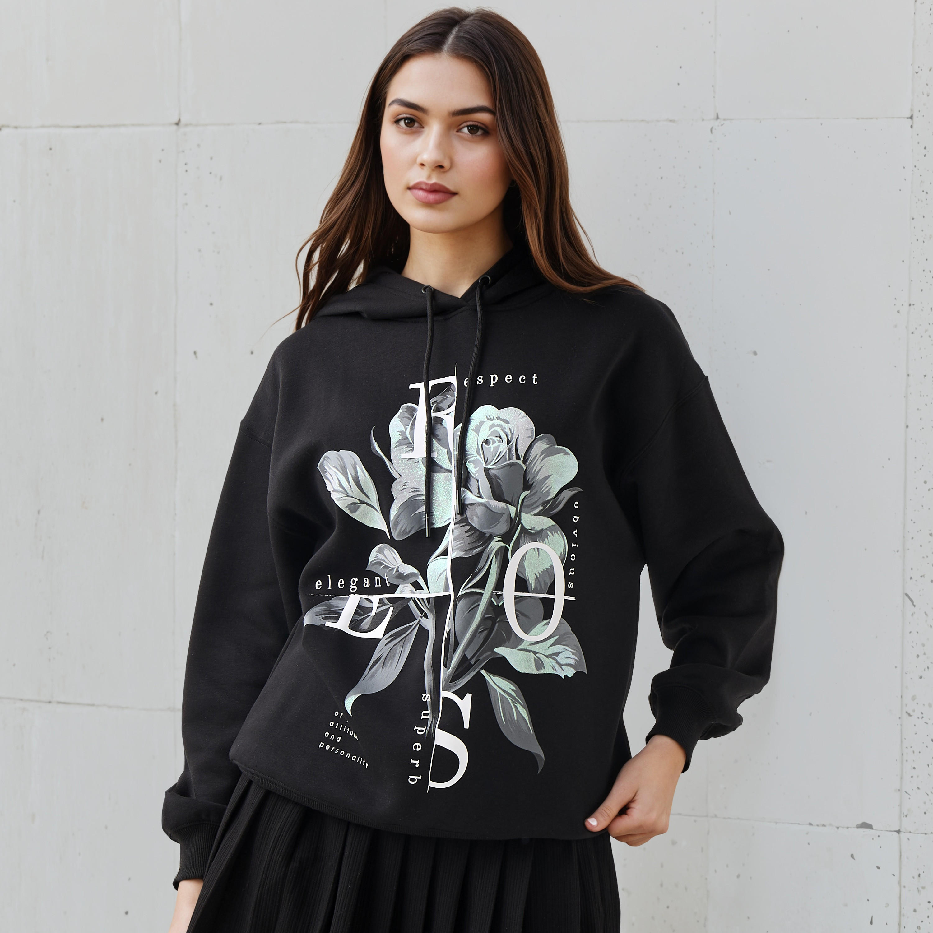 Hoodie with Graphic Print-women-winterwear-hoodiesandsweatshirts-hoodies-image-1