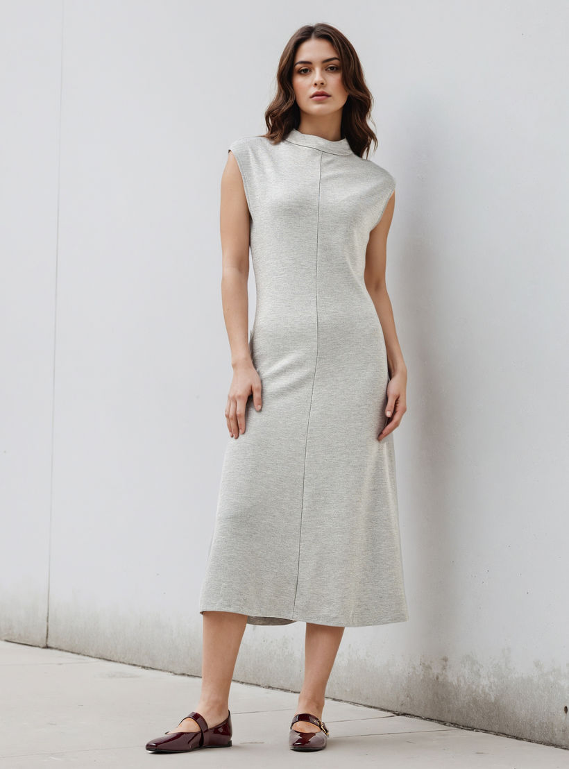 فستان إيه لاين دون أكمام بياقة عالية-women-clothing-dresses-image-5