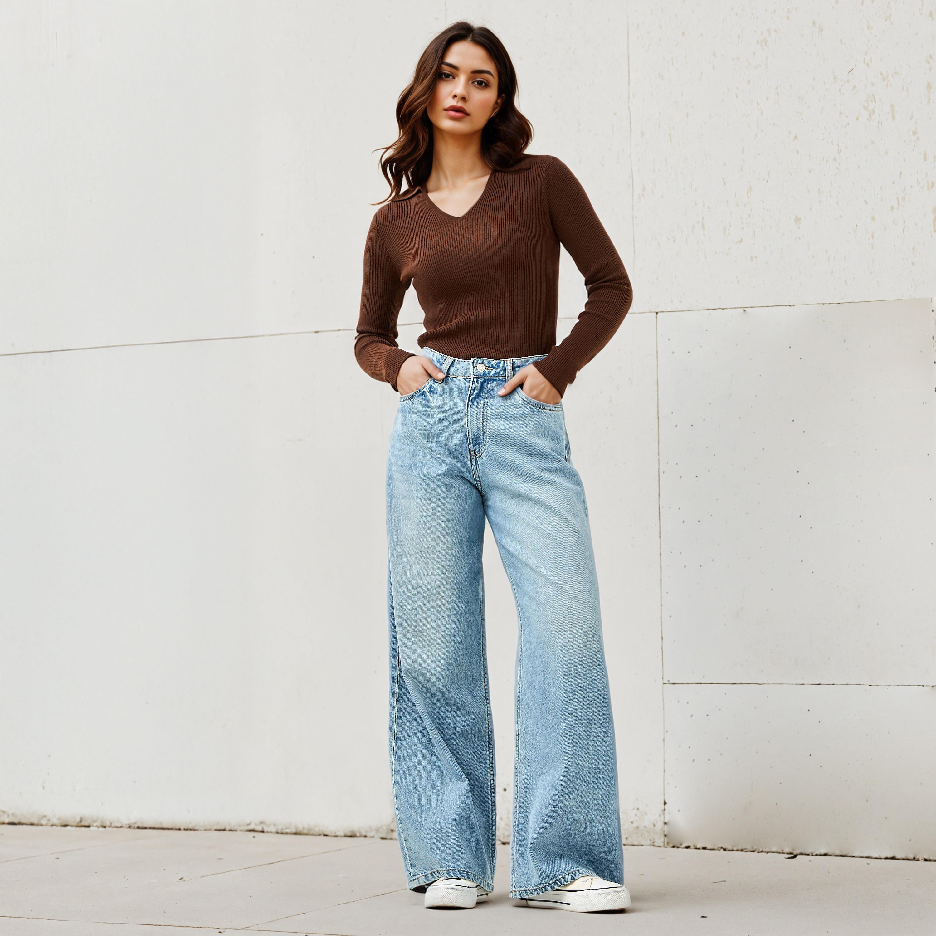 Ribbed Polo Crop T-shirt-women-clothing-tshirts-image-2