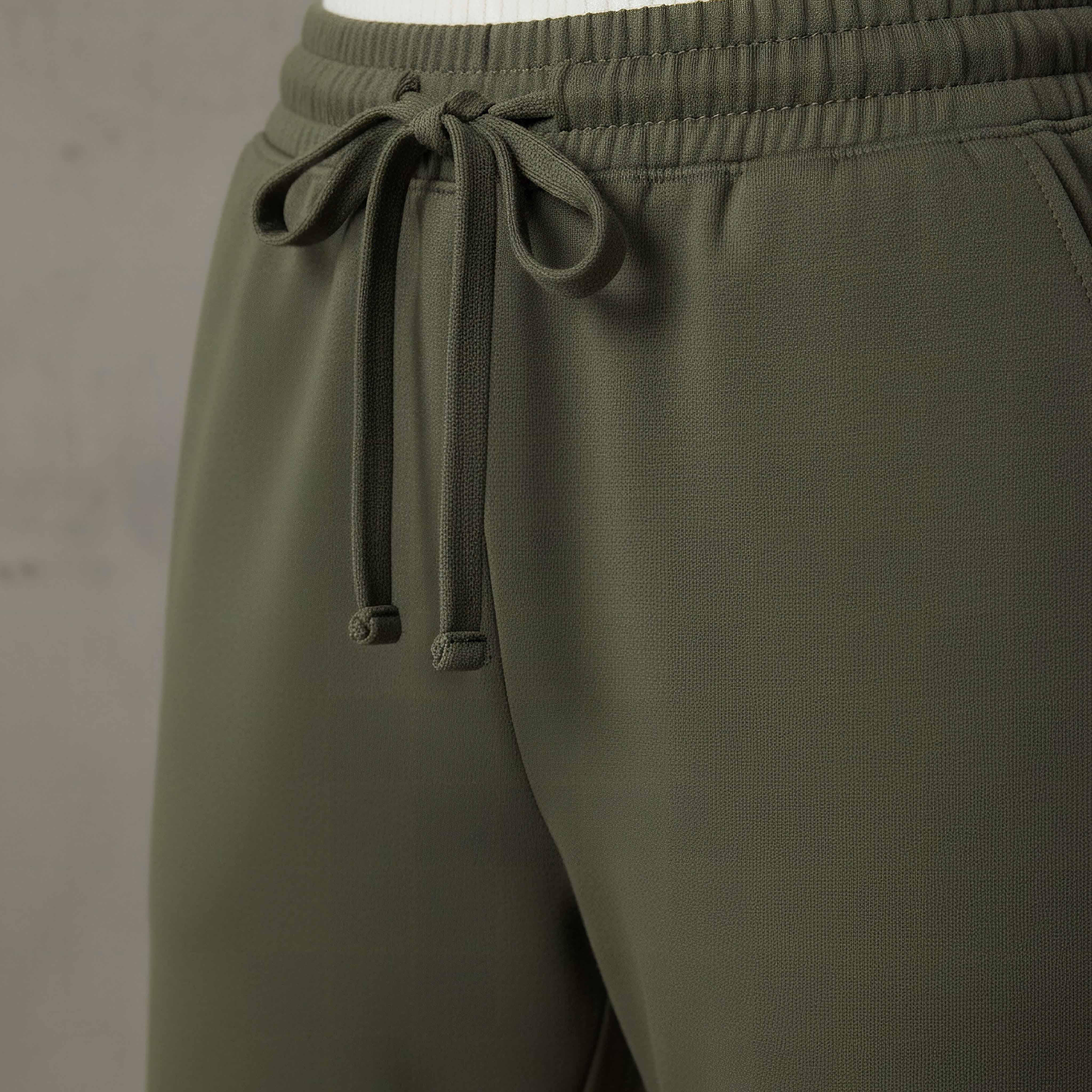 بنطلون بألواح بخصر متوسط وقصّة باريل-women-clothing-bottoms-trousers-image-4