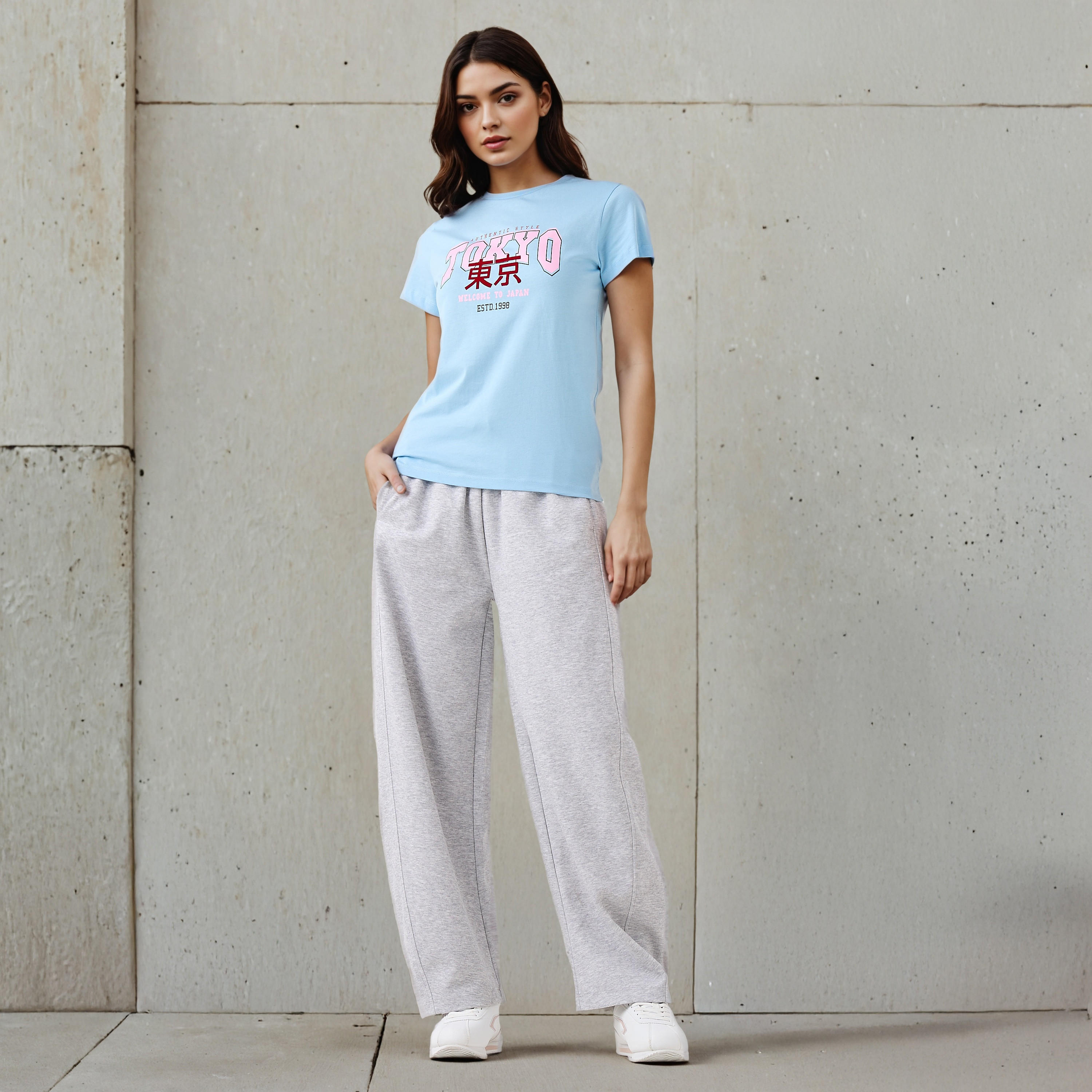 بنطلون بألواح بخصر متوسط وقصّة باريل-women-clothing-bottoms-trousers-image-4